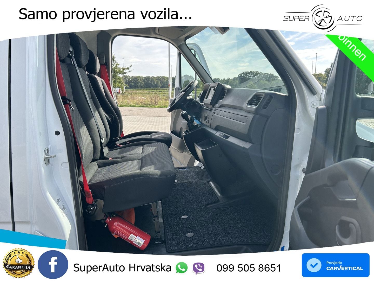 Renault Master T35 180 L3H2 Camera + Trekhaak Kasten 179 KS