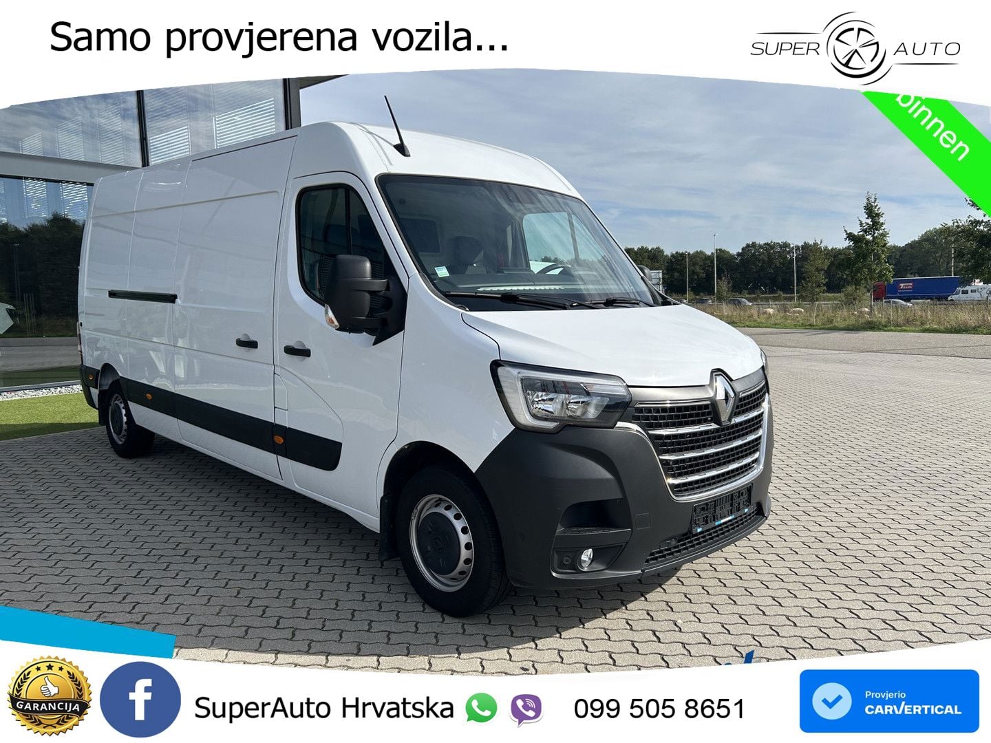 Renault Master T35 180 L3H2 Camera + Trekhaak Kasten 179 KS