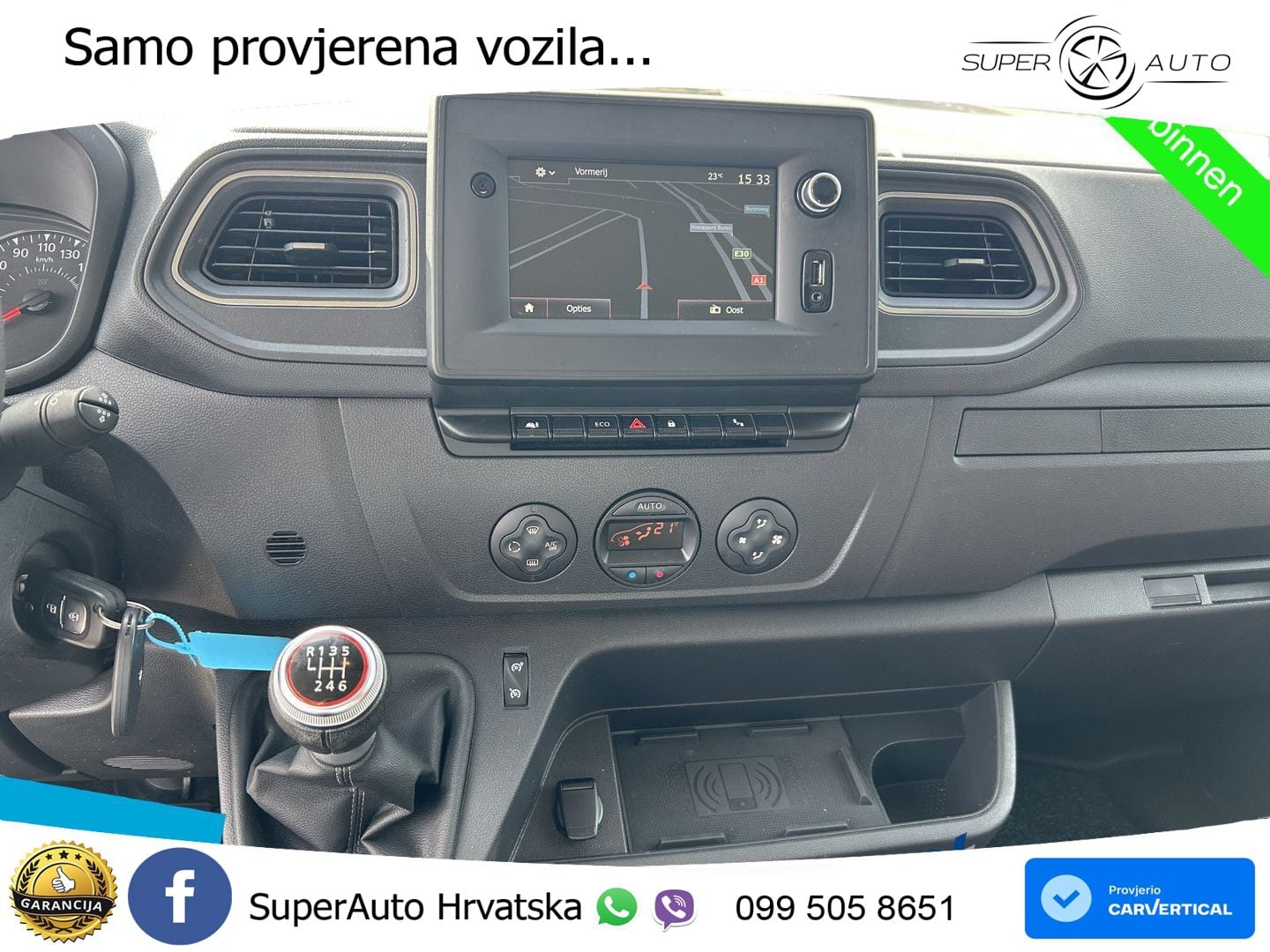 Renault Master T35 180 L3H2 Camera + Trekhaak Kasten 179 KS