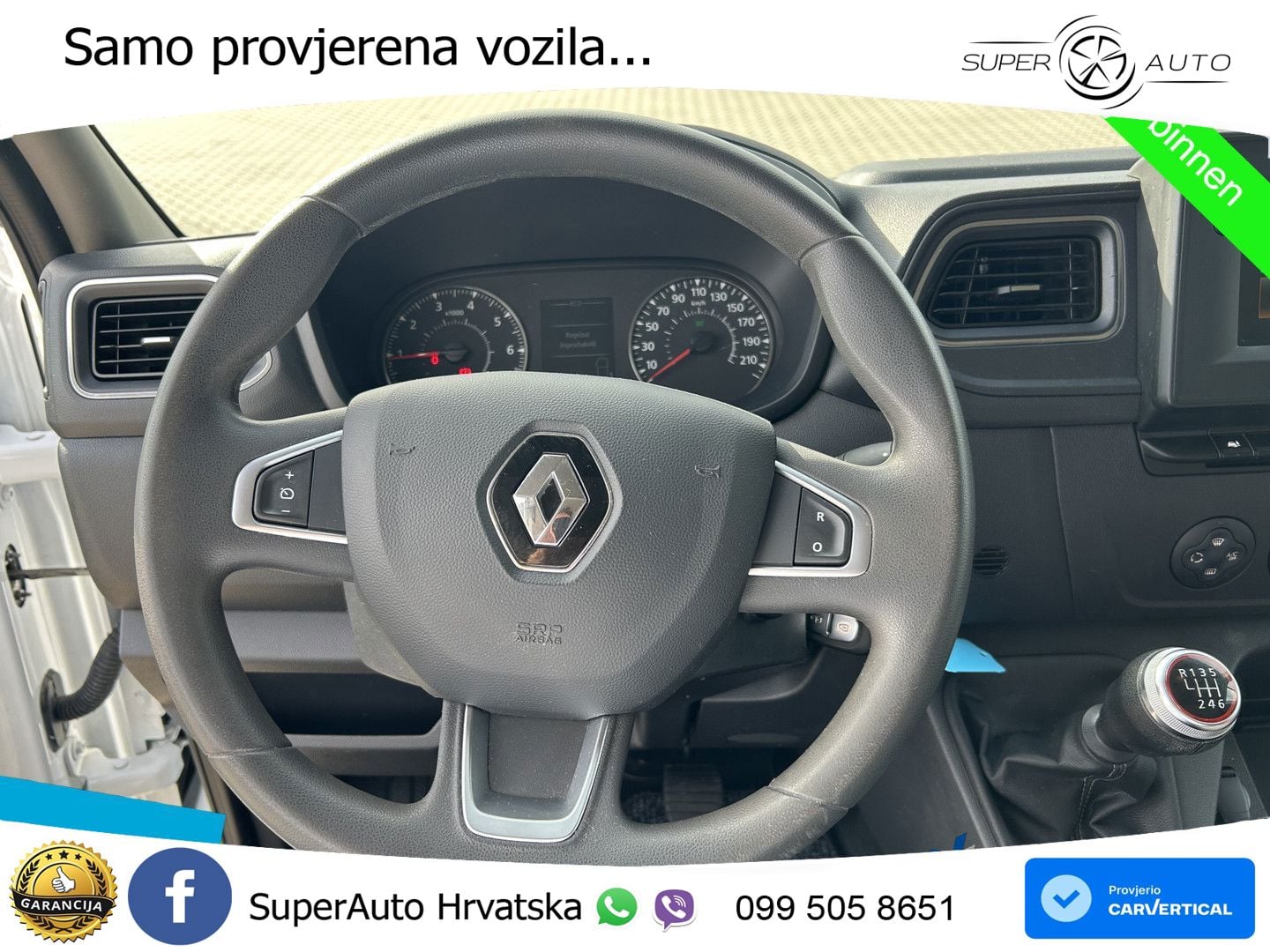 Renault Master T35 180 L3H2 Camera + Trekhaak Kasten 179 KS