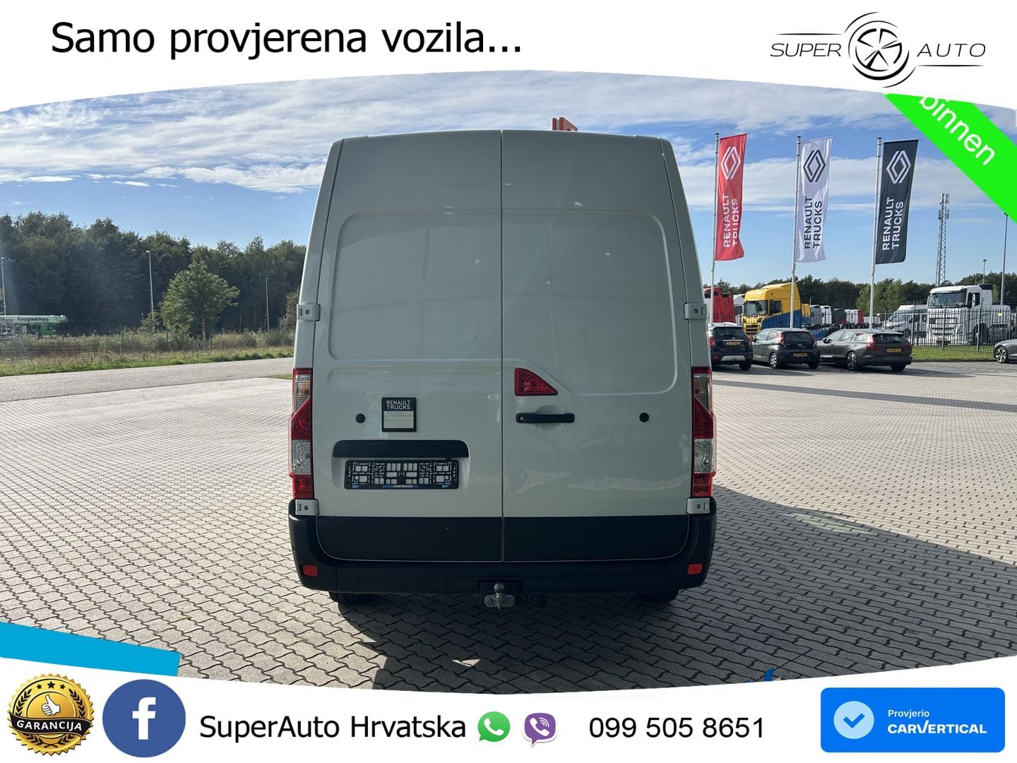 Renault Master T35 180 L3H2 Camera + Trekhaak Kasten 179 KS