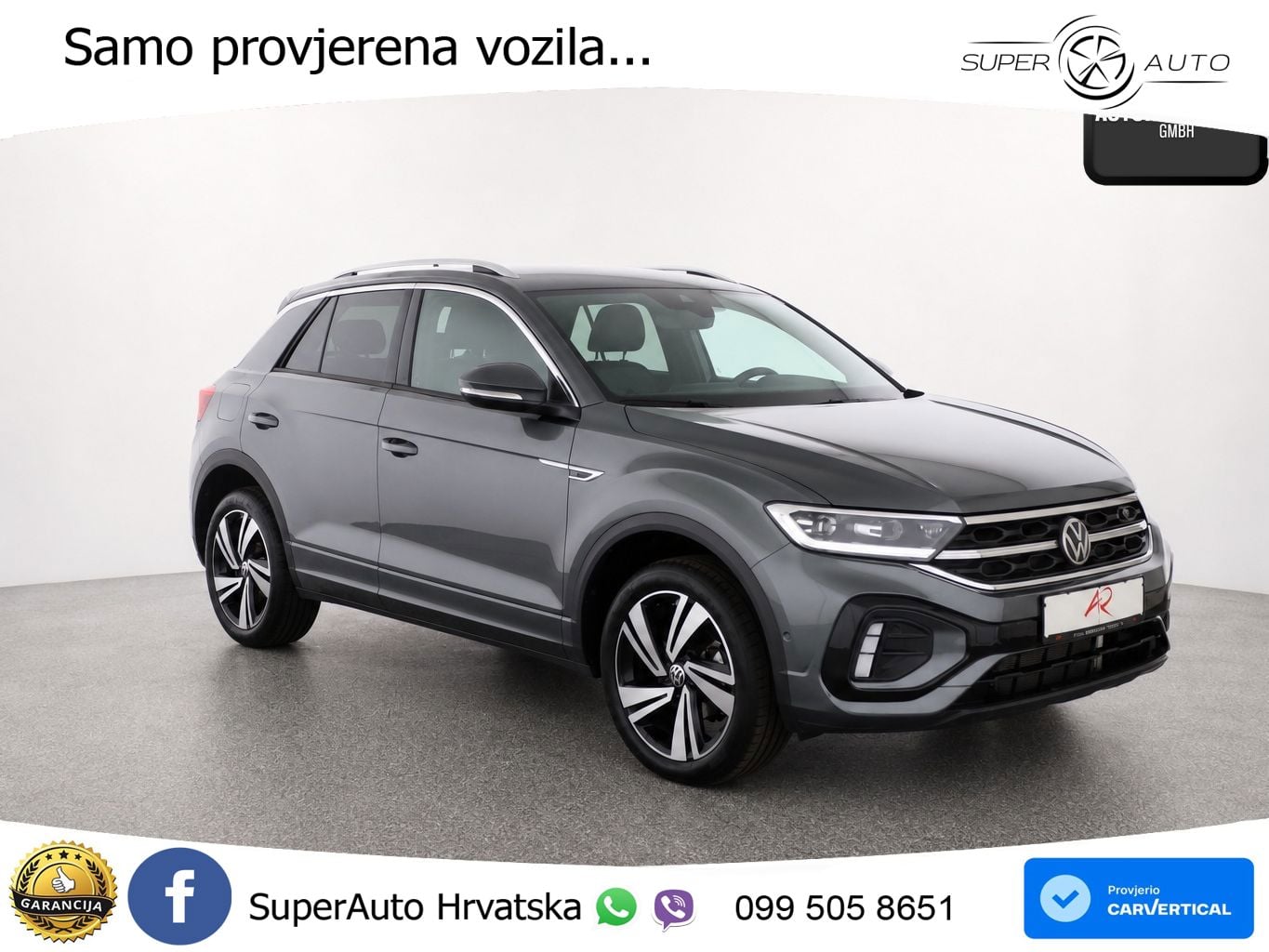 Volkswagen T-Roc 1.5 TSI (150 KS) DSG R-Line LED+GR SJED+ACC