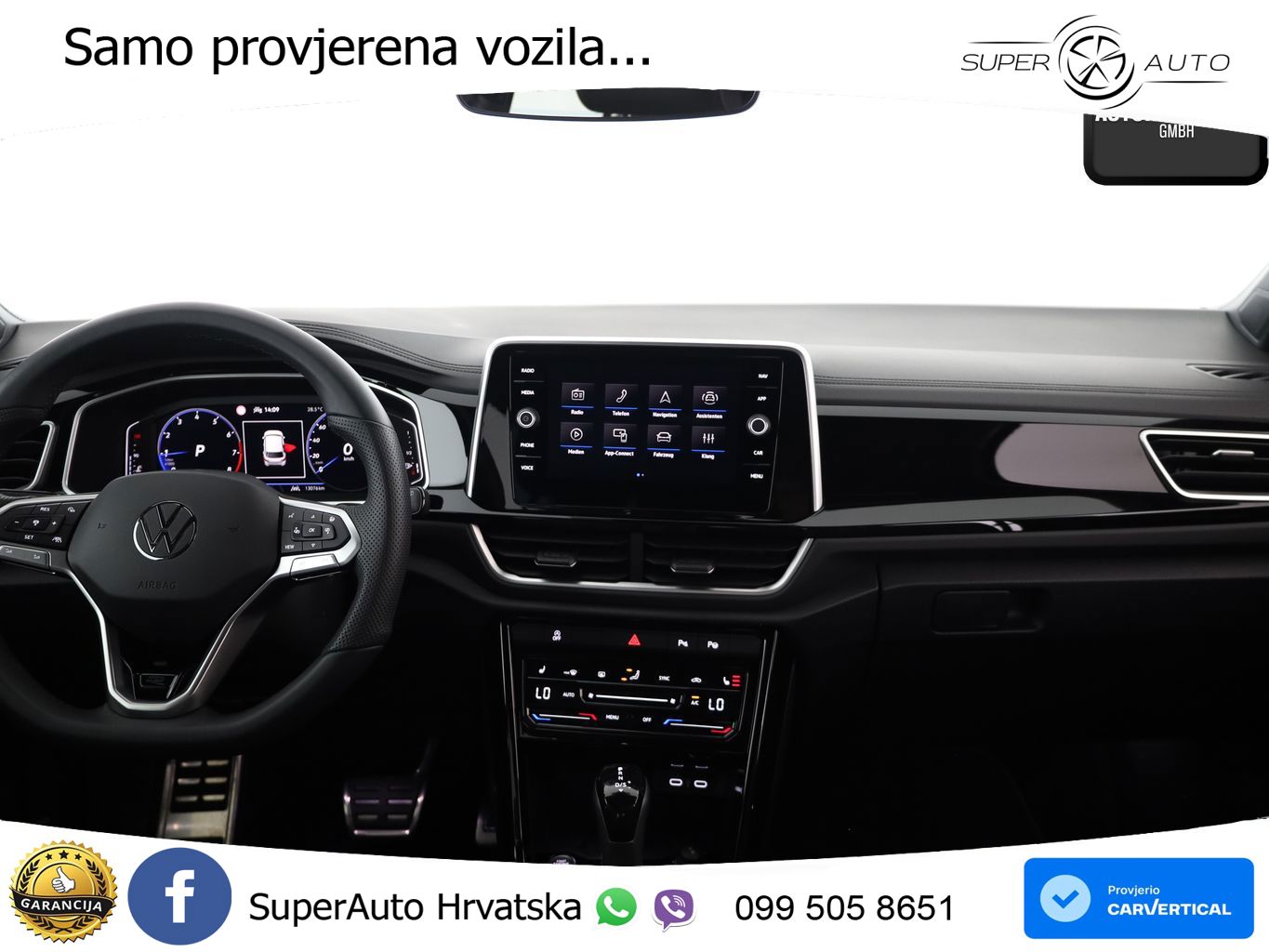 Volkswagen T-Roc 1.5 TSI (150 KS) DSG R-Line LED+GR SJED+ACC