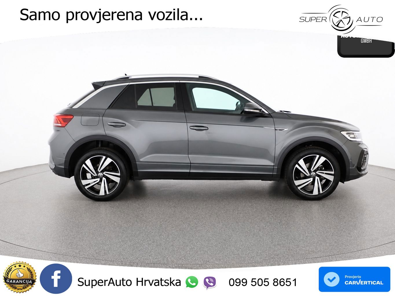 Volkswagen T-Roc 1.5 TSI (150 KS) DSG R-Line LED+GR SJED+ACC