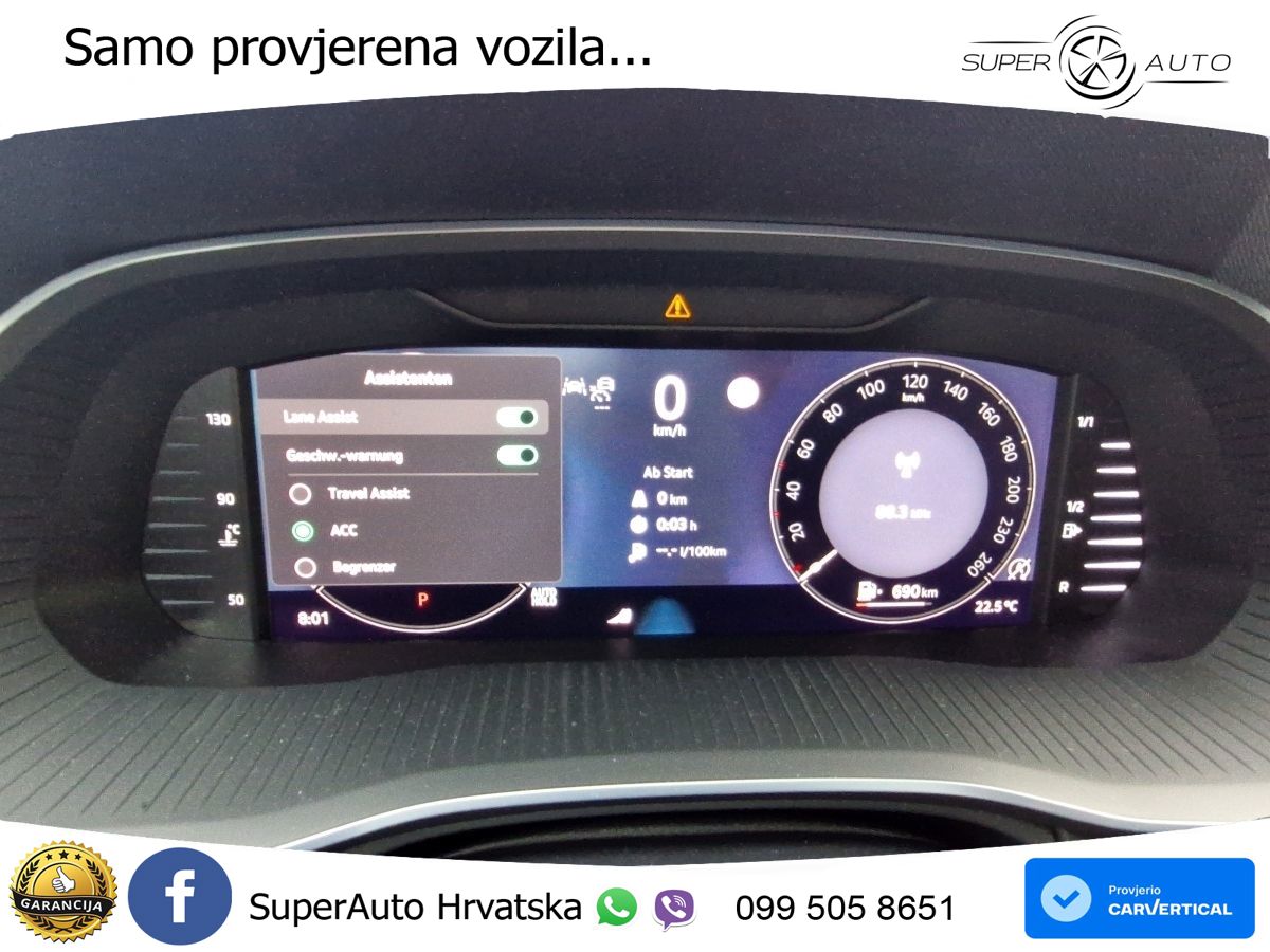 Škoda Octavia Combi 2.0 TDI (150 KS) DSG LED+GR SJED+ACC