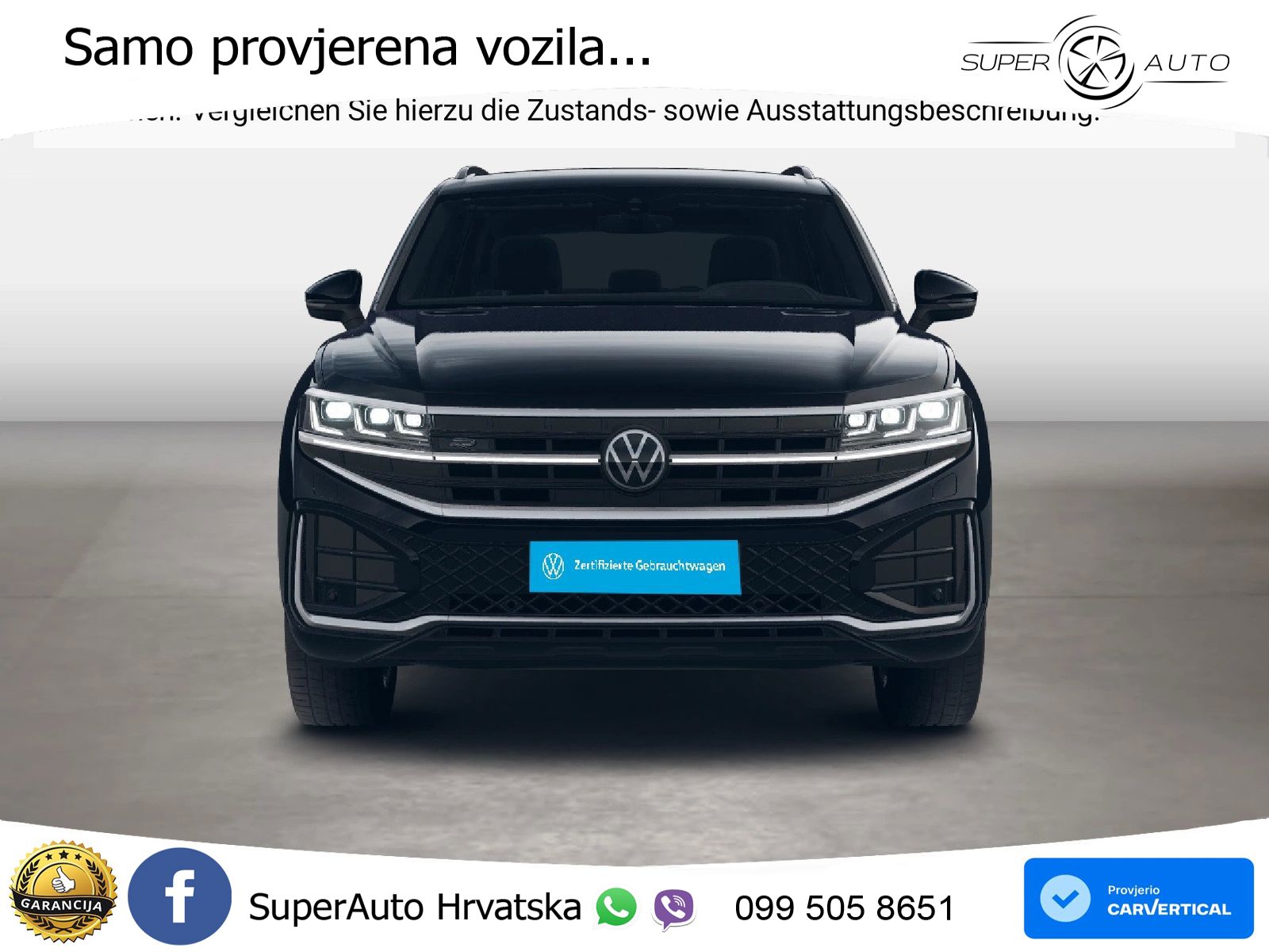 Volkswagen Touareg 3.0 V6 TDI (231 KS) 4MOTION Tiptronic R-Line ZRAČNI+ACC+4xGR SJED+KAM