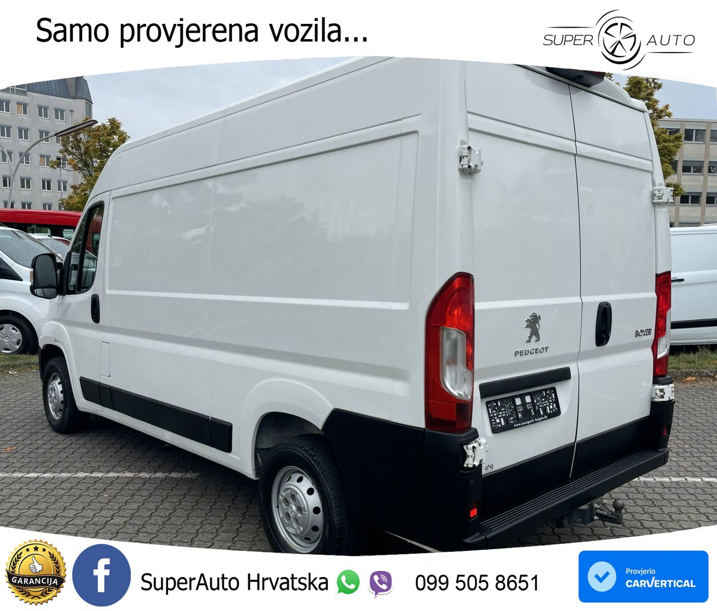 Peugeot Boxer 335 L2H2 SORTIMO Klima Kamera AHK 1.HD 140 KS