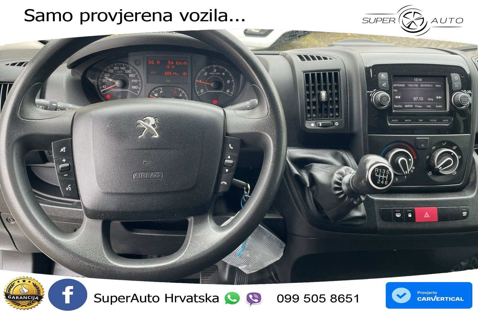 Peugeot Boxer 335 L2H2 SORTIMO Klima Kamera AHK 1.HD 140 KS