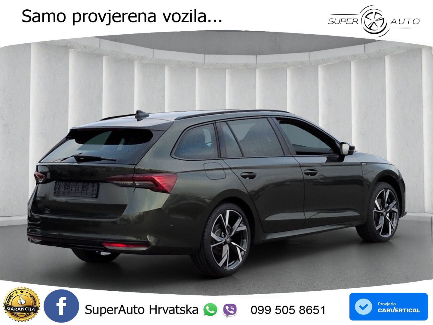 Škoda Octavia Combi 2.0 TDI (150 KS) DSG SportLine MATRIX+GR SJED+KAM