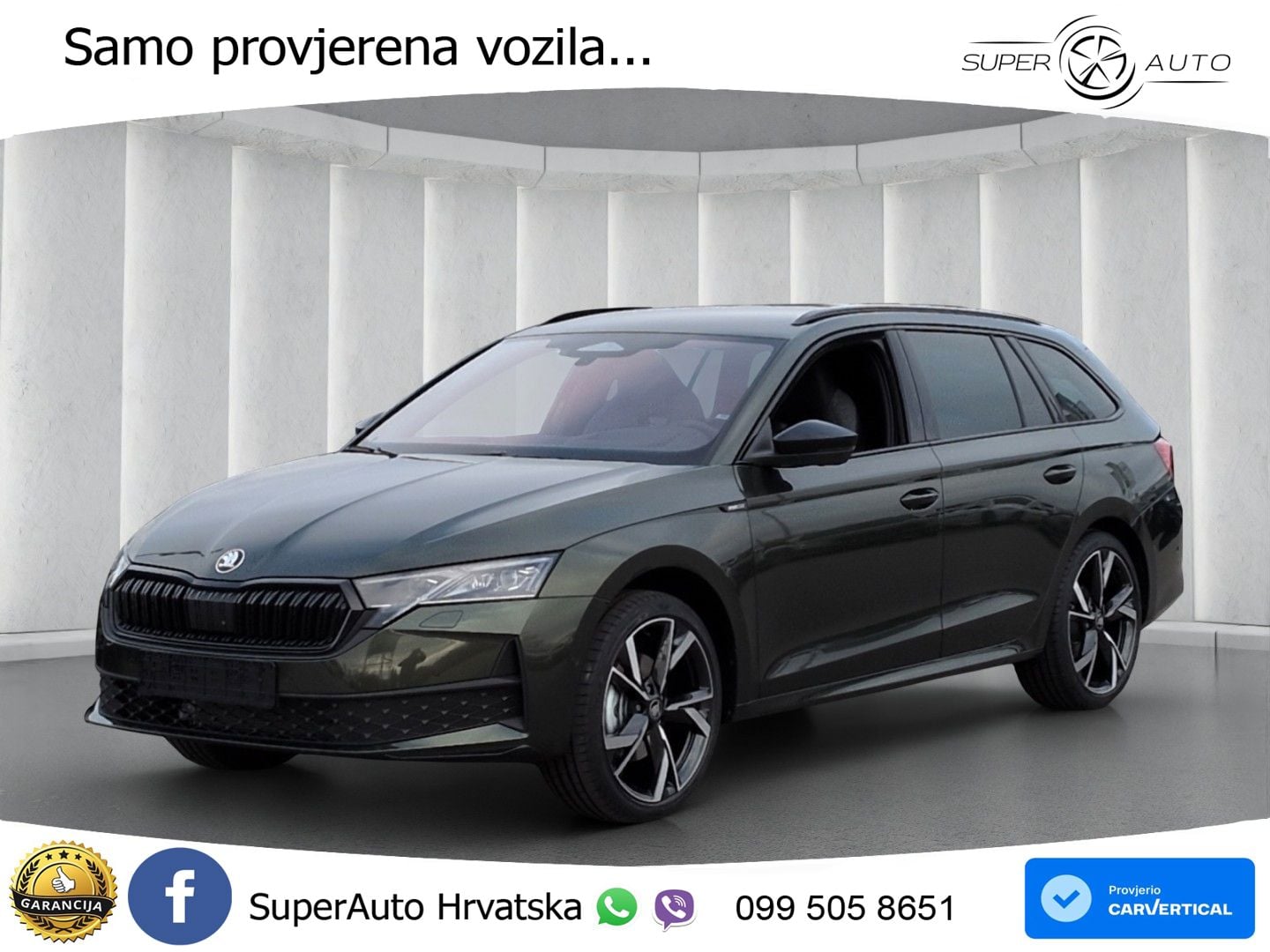 Škoda Octavia Combi 2.0 TDI (150 KS) DSG SportLine MATRIX+GR SJED+KAM
