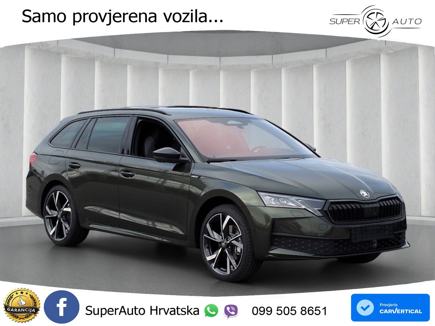 Škoda Octavia Combi 2.0 TDI (150 KS) DSG SportLine MATRIX+GR SJED+KAM