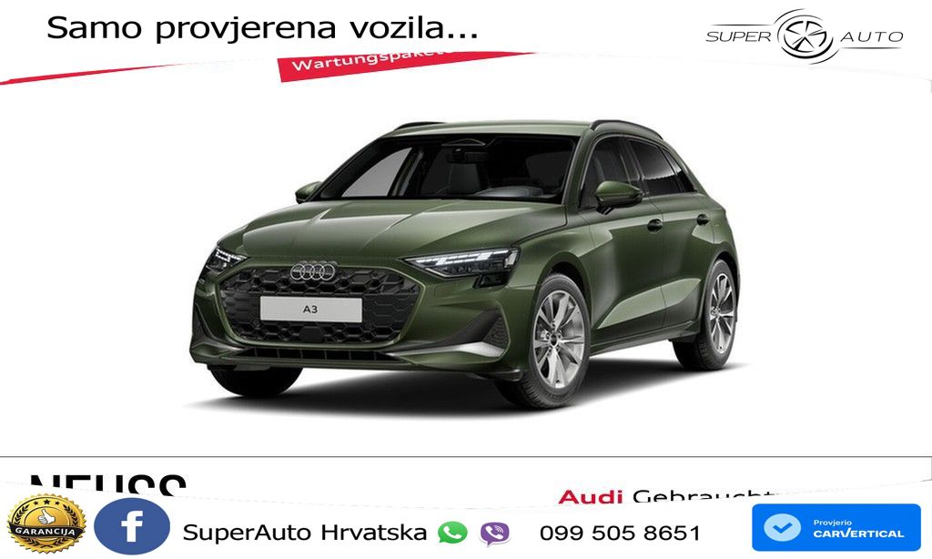 Audi A3 30 TFSI (116 KS)  S tronic advanced LED+GR SJED+ACC