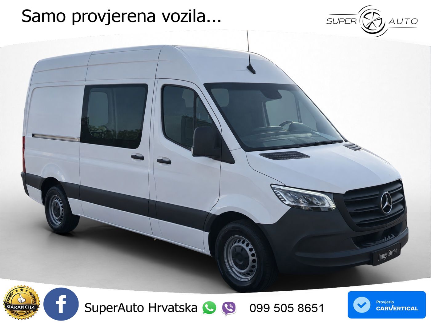 Mercedes-Benz Sprinter 317 CDI Hochdach Kasten AUT Akustikglas 170 KS