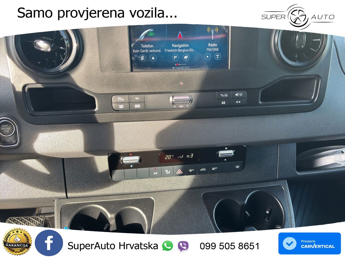 Mercedes-Benz Sprinter 317 CDI Hochdach Kasten AUT Akustikglas 170 KS