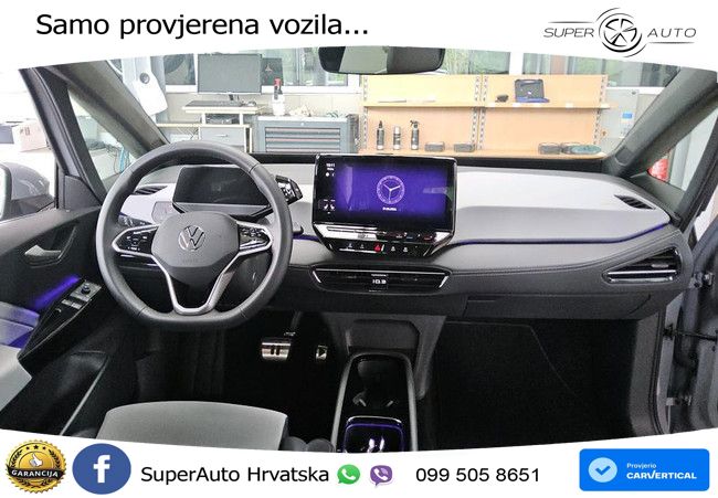 Volkswagen ID.3 Pro 62 kWh (204 KS) LED+GR SJED+ACC