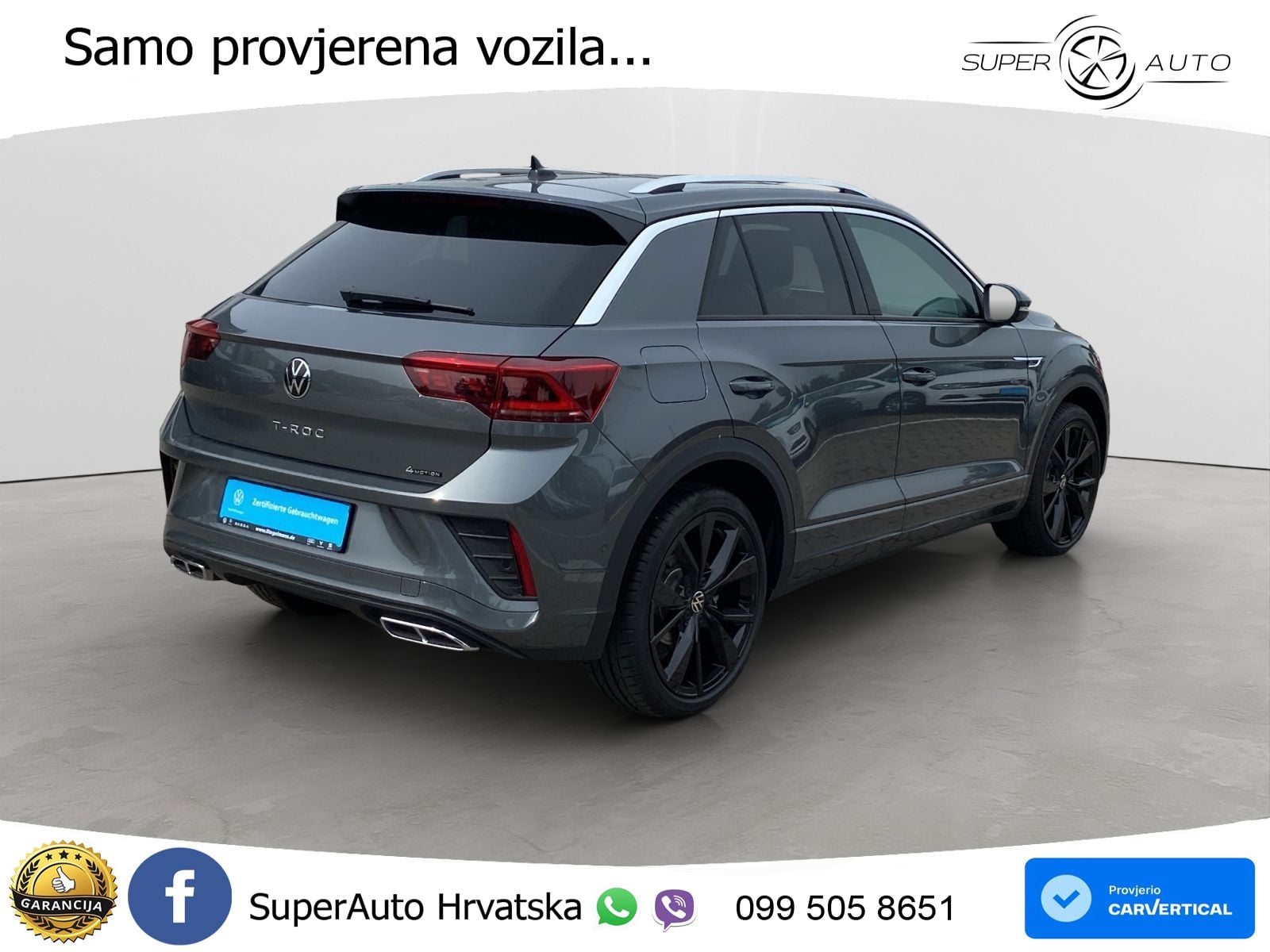 Volkswagen T-Roc I 2.0 TSI (190 KS) 4M DSG LED+GR SJED+ACC
