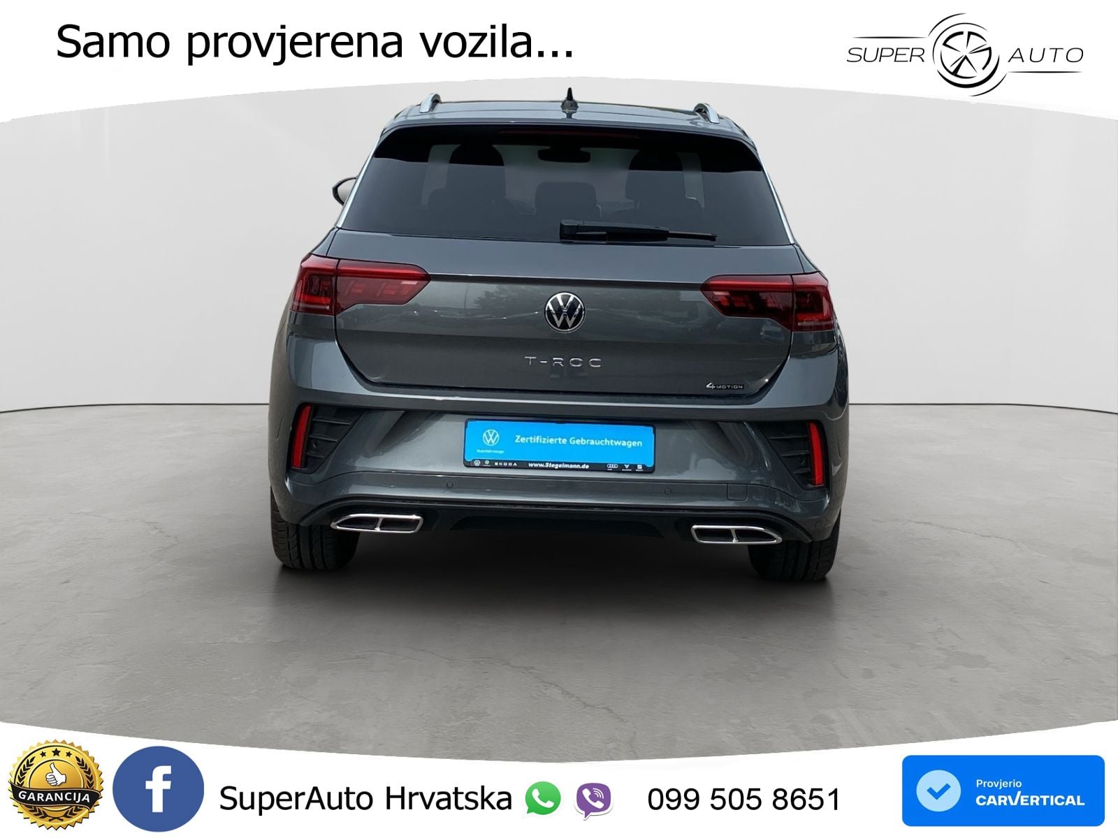 Volkswagen T-Roc I 2.0 TSI (190 KS) 4M DSG LED+GR SJED+ACC