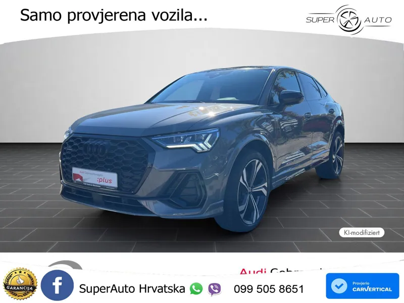 Audi Q3 Sportback 40 TFSI (190 KS) quattro S tronic S line MATRIX+GR SJED+KAM