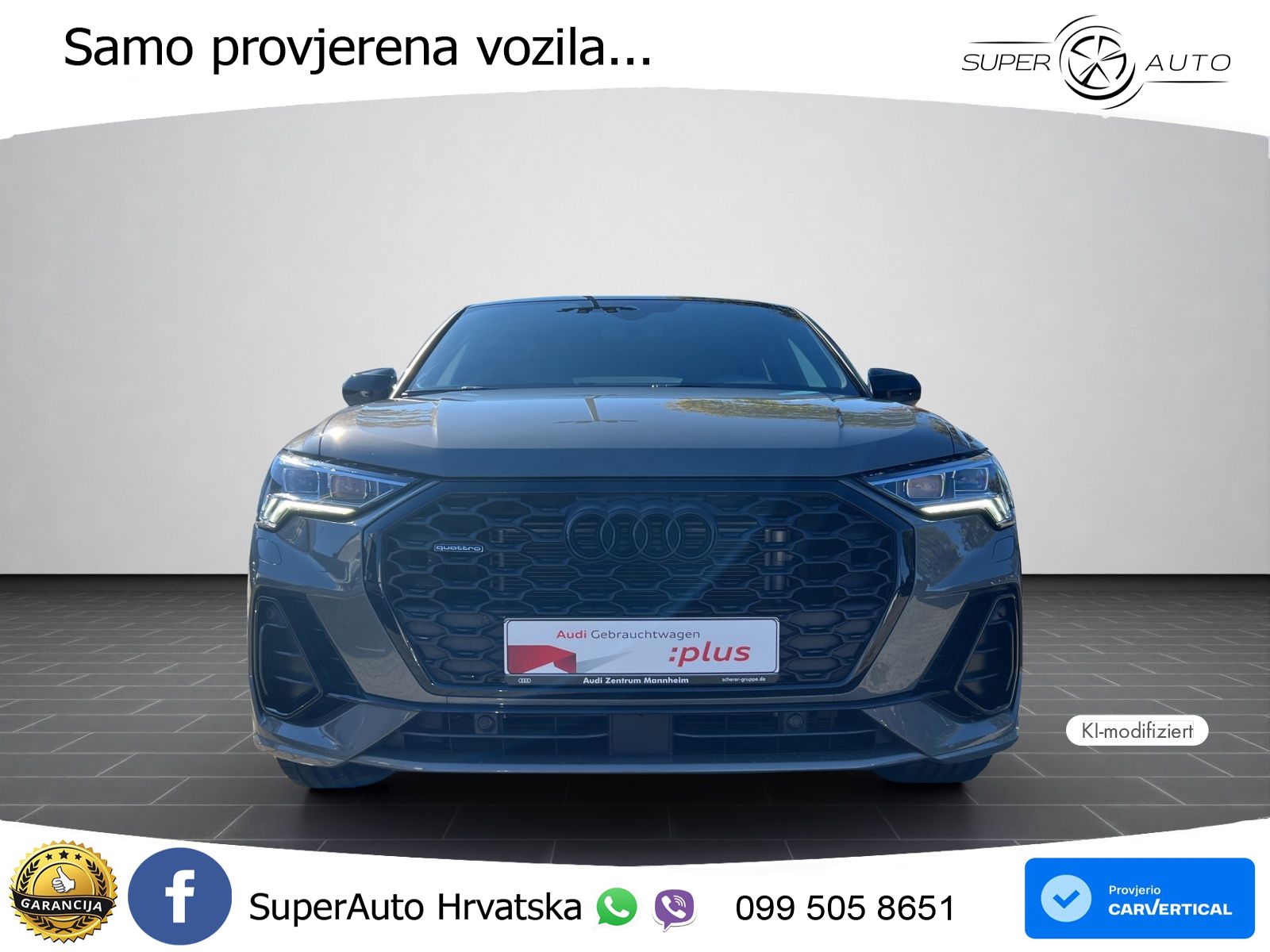 Audi Q3 Sportback 40 TFSI (190 KS) quattro S tronic S line MATRIX+GR SJED+KAM