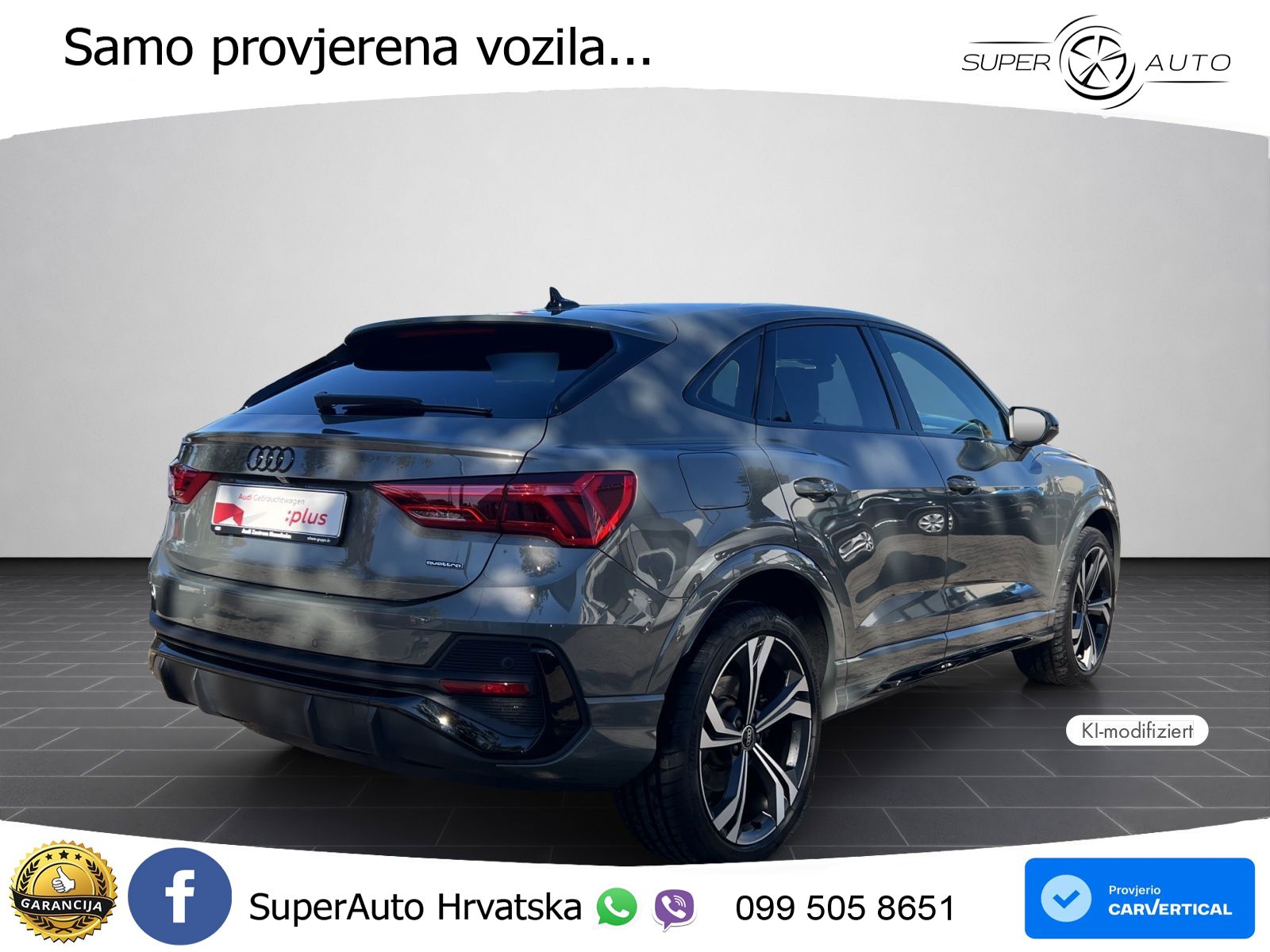 Audi Q3 Sportback 40 TFSI (190 KS) quattro S tronic S line MATRIX+GR SJED+KAM