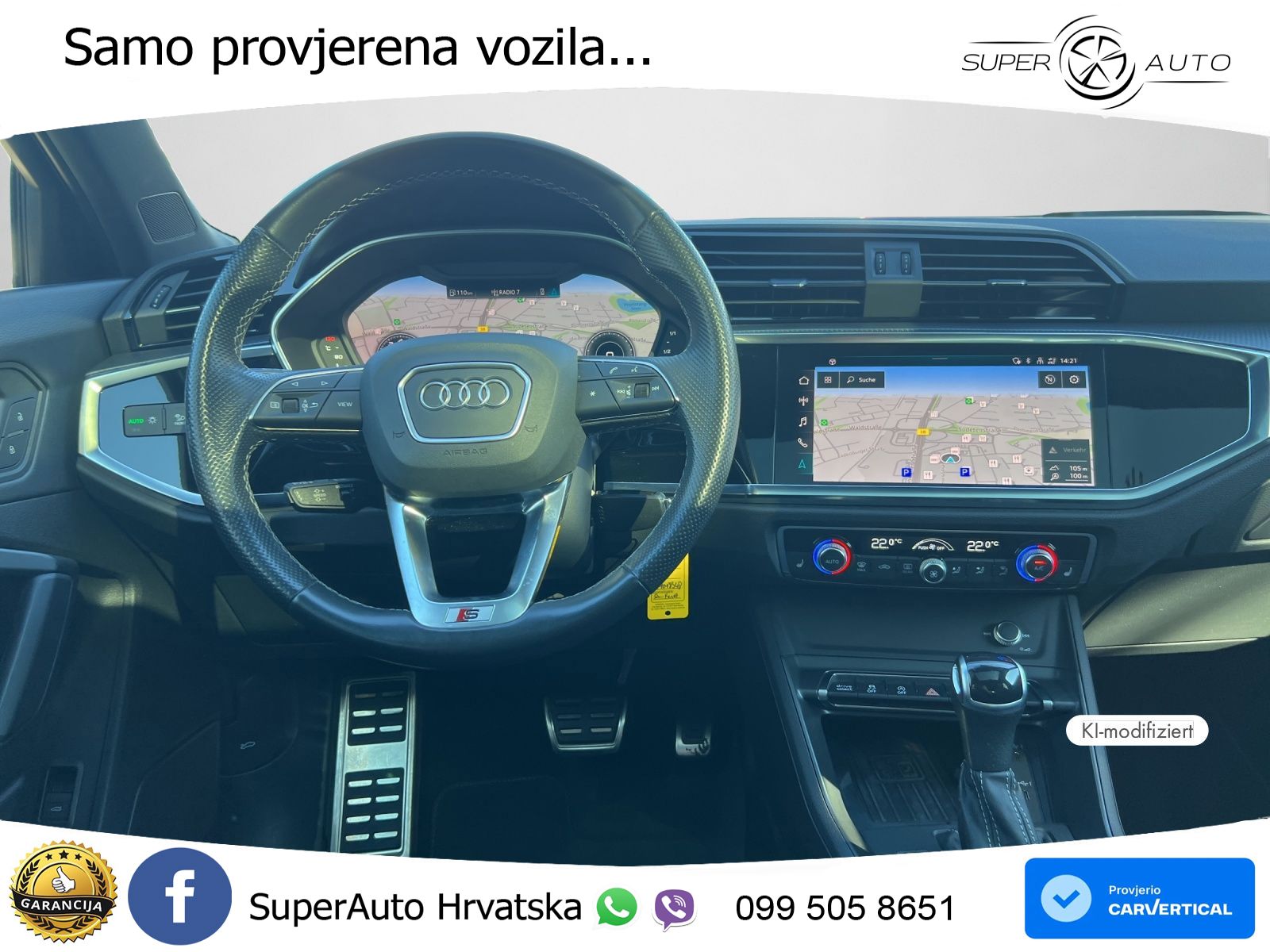 Audi Q3 Sportback 40 TFSI (190 KS) quattro S tronic S line MATRIX+GR SJED+KAM