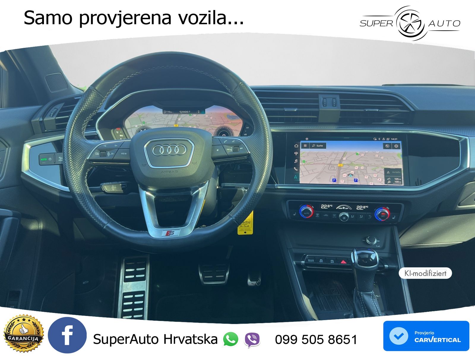 Audi Q3 Sportback 40 TFSI (190 KS) quattro S tronic S line MATRIX+GR SJED+KAM