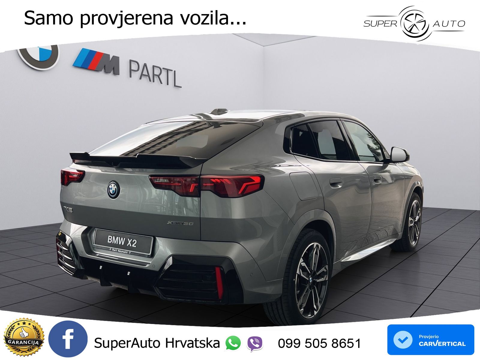 BMW iX2 66.5 kWh (313 KS) xDrive30
