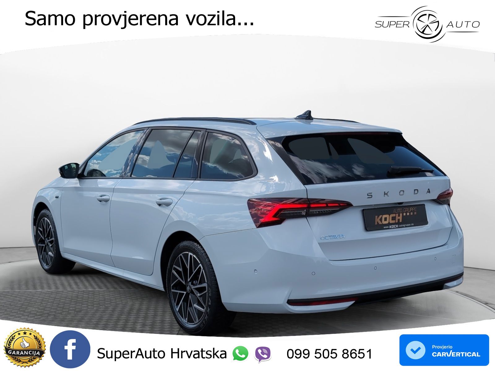 Škoda Octavia Combi 2.0 TDI (150 KS) DSG LED+GR SJED+ACC