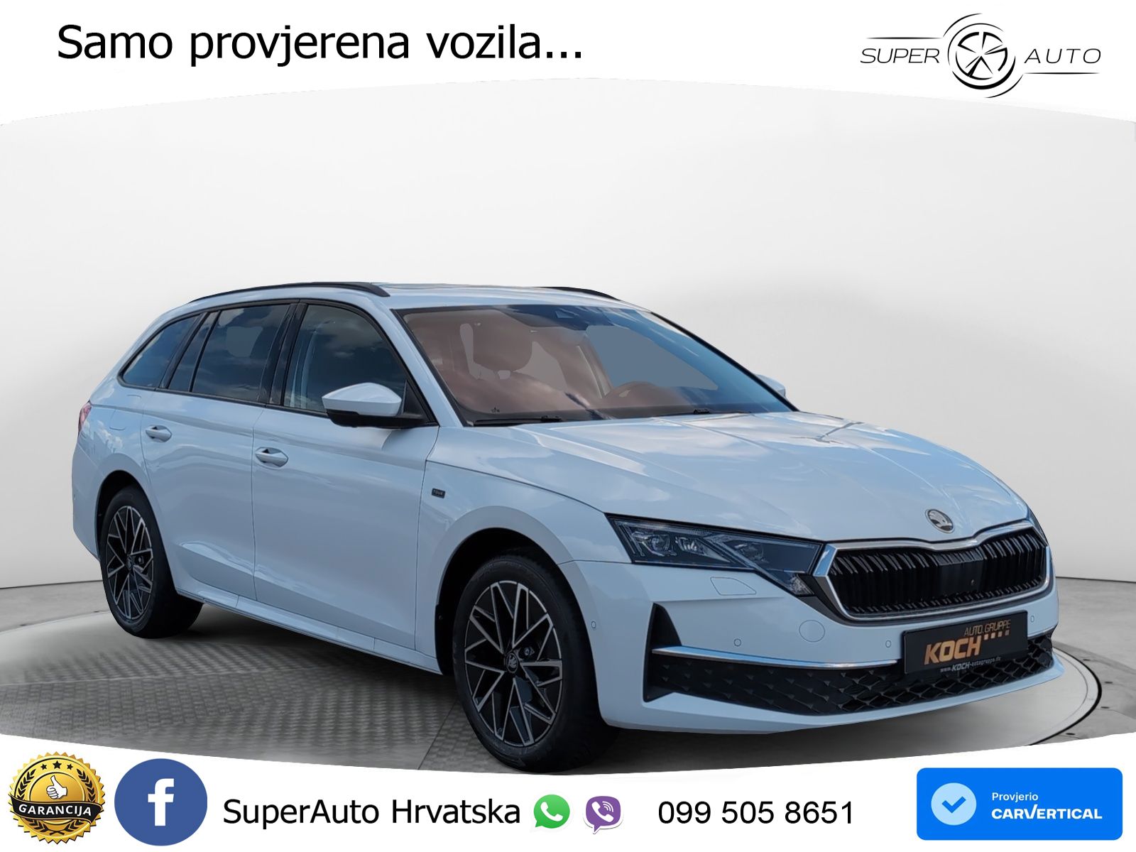 Škoda Octavia Combi 2.0 TDI (150 KS) DSG LED+GR SJED+ACC