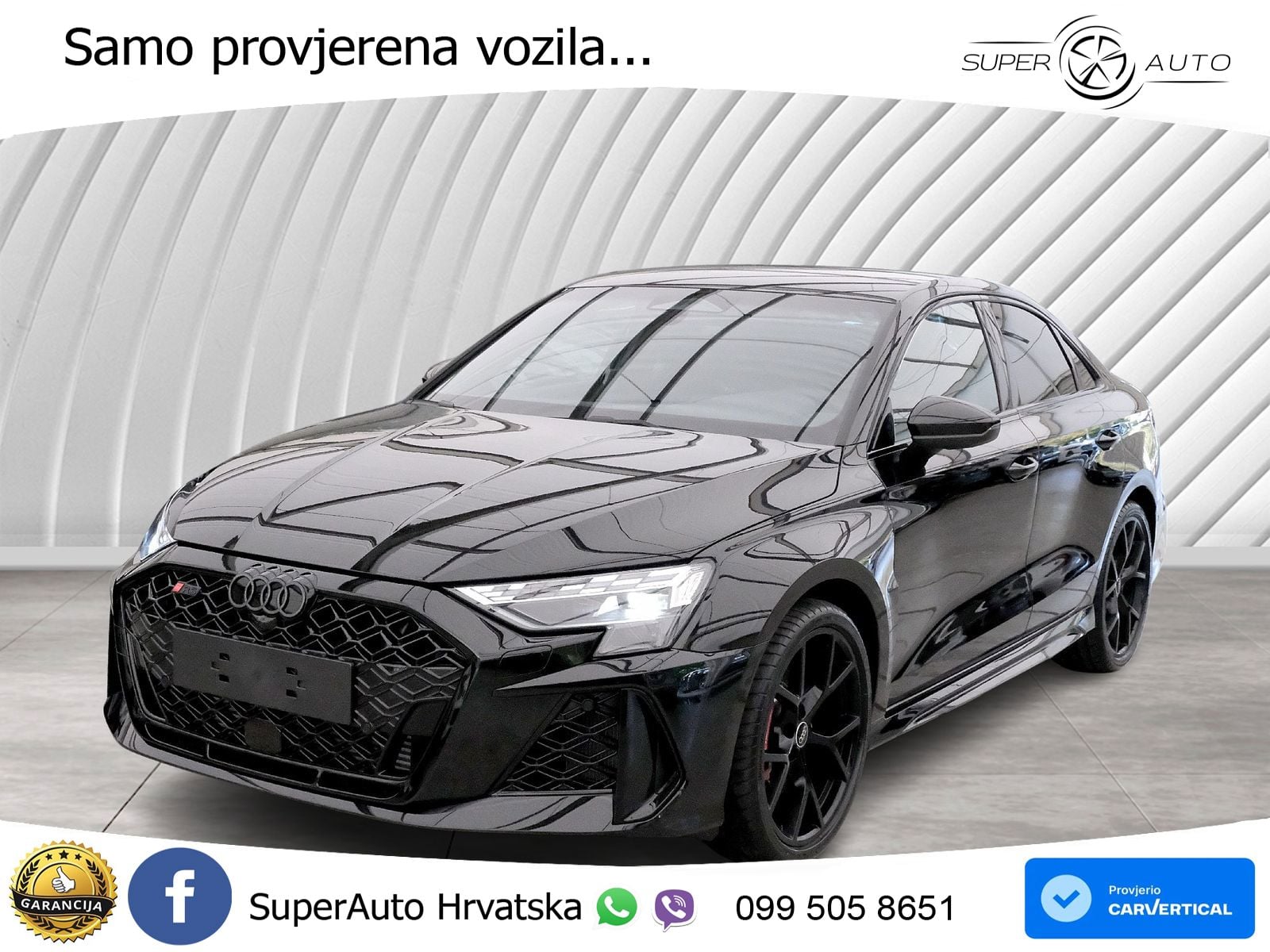 Audi RS3 Sedan 2.5 TFSI (400 KS) quattro S tronic LED+GR SJED+ACC