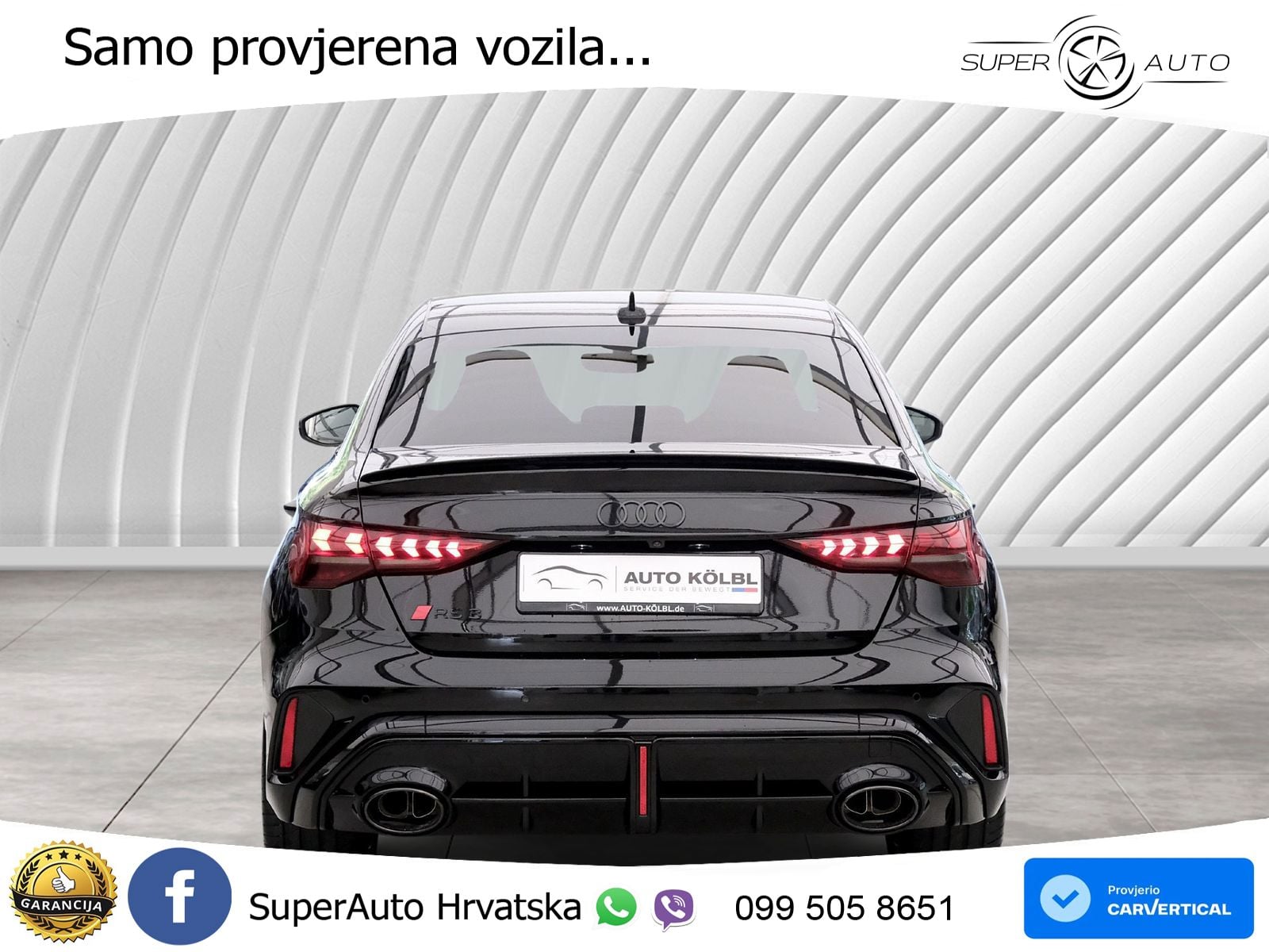 Audi RS3 Sedan 2.5 TFSI (400 KS) quattro S tronic LED+GR SJED+ACC