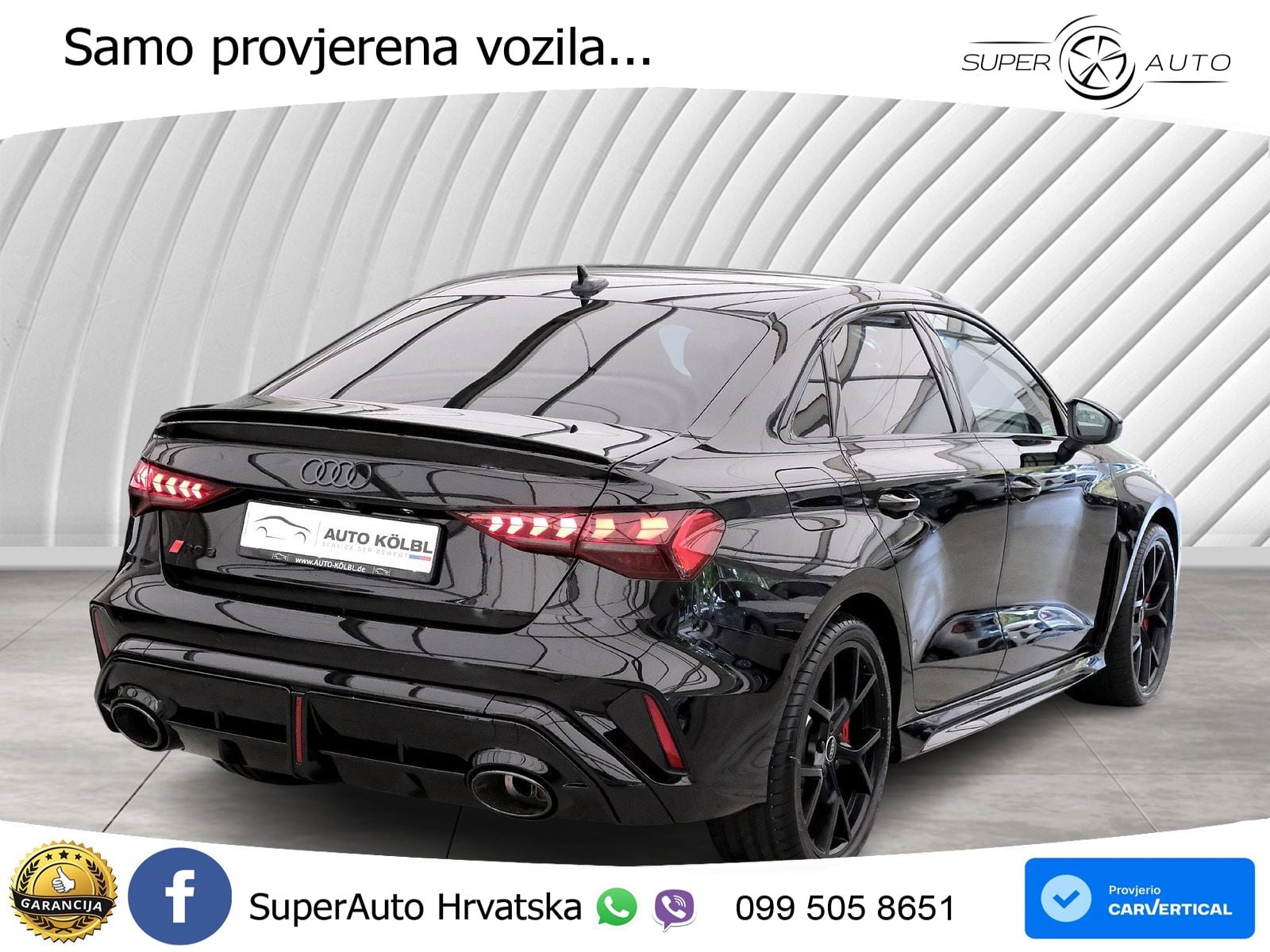 Audi RS3 Sedan 2.5 TFSI (400 KS) quattro S tronic LED+GR SJED+ACC