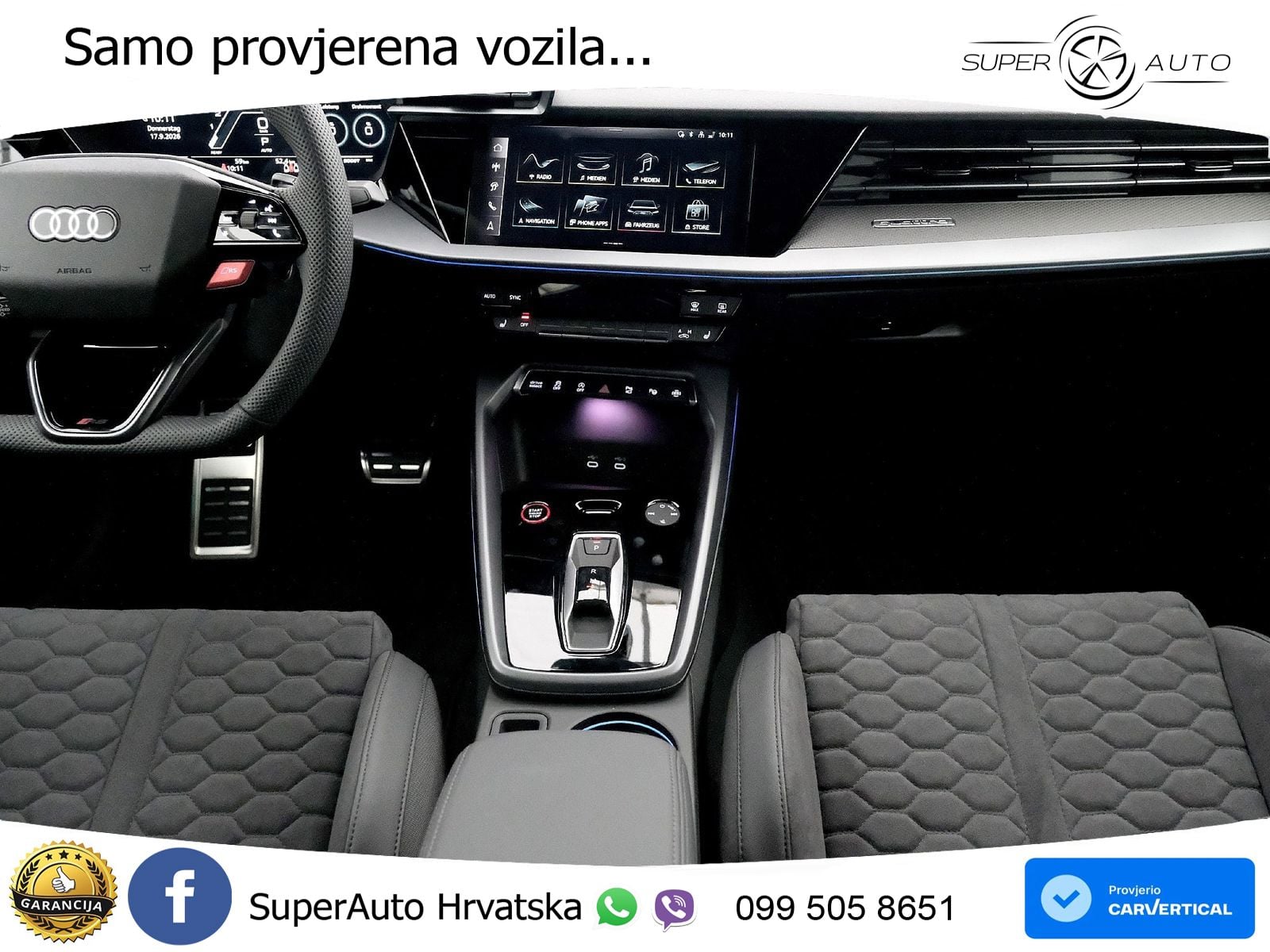 Audi RS3 Sedan 2.5 TFSI (400 KS) quattro S tronic LED+GR SJED+ACC