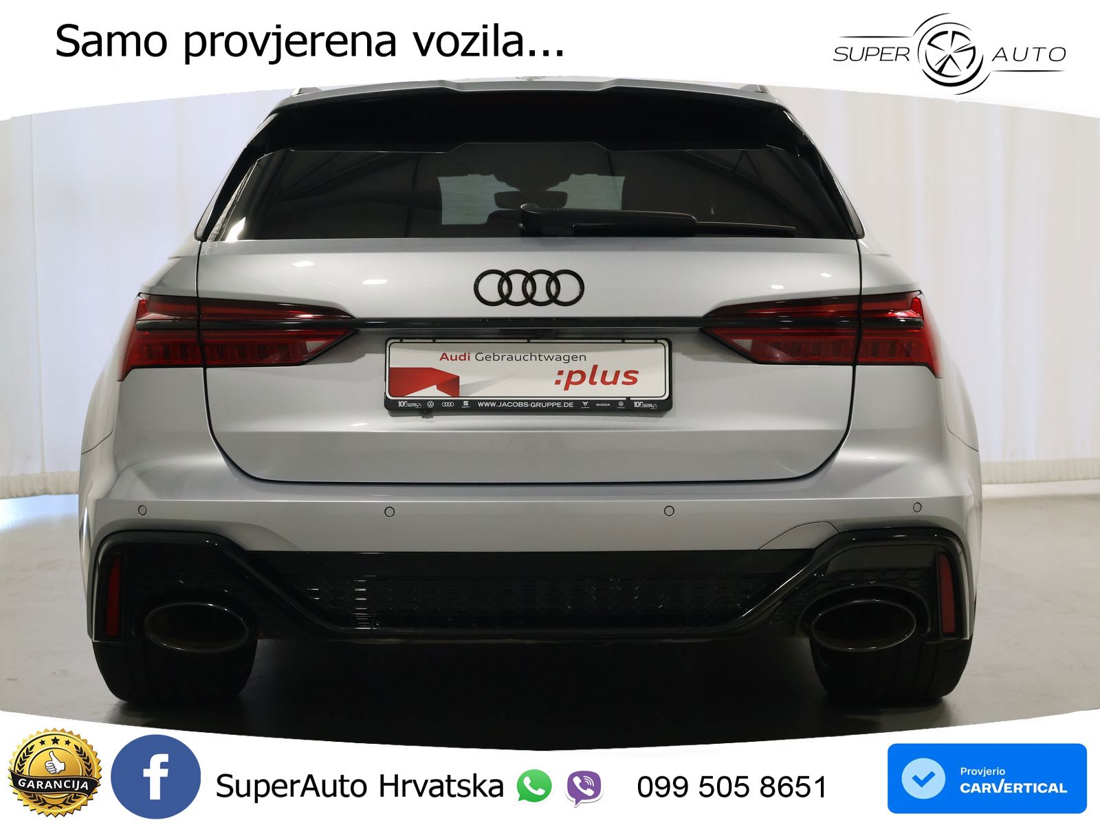 Audi RS6 Avant 4.0 TFSI V8 (600 KS) quattro Tiptronic MATRIX+GR SJED+KAM