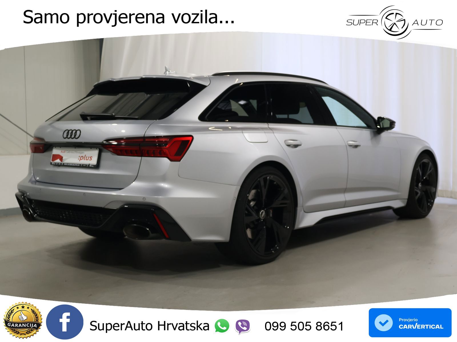 Audi RS6 Avant 4.0 TFSI V8 (600 KS) quattro Tiptronic MATRIX+GR SJED+KAM