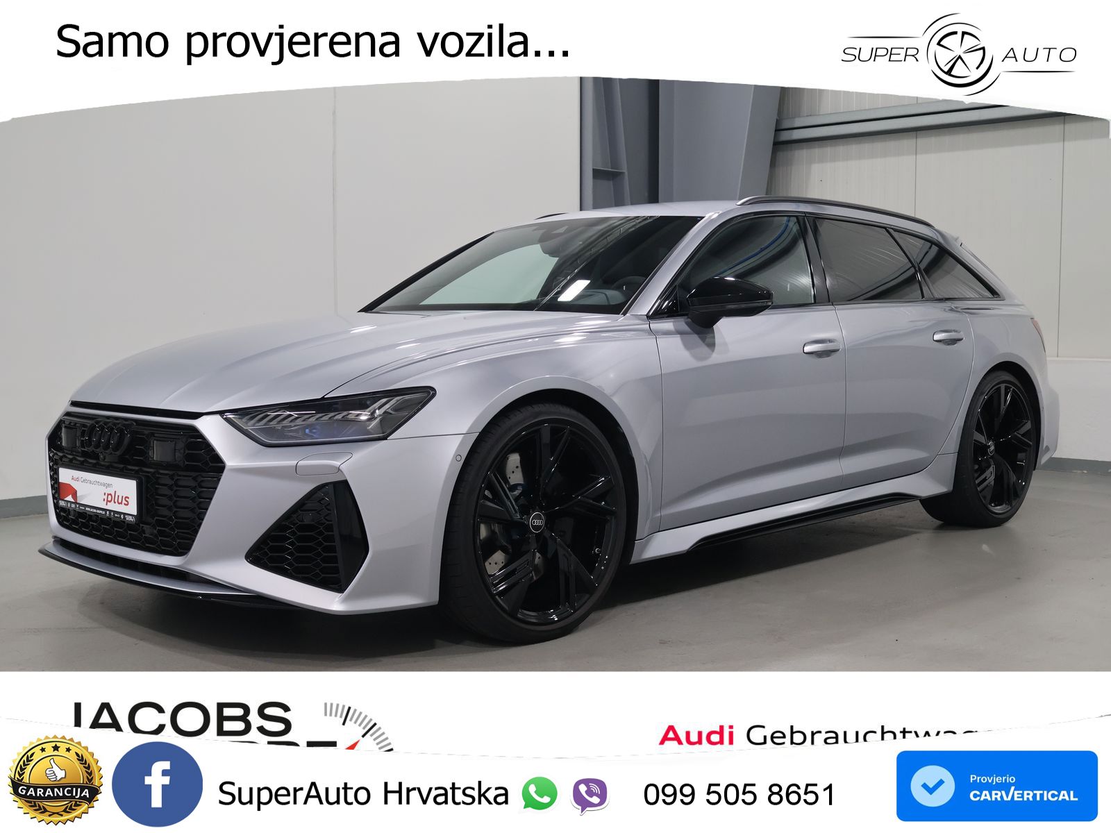 Audi RS6 Avant 4.0 TFSI V8 (600 KS) quattro Tiptronic MATRIX+GR SJED+KAM