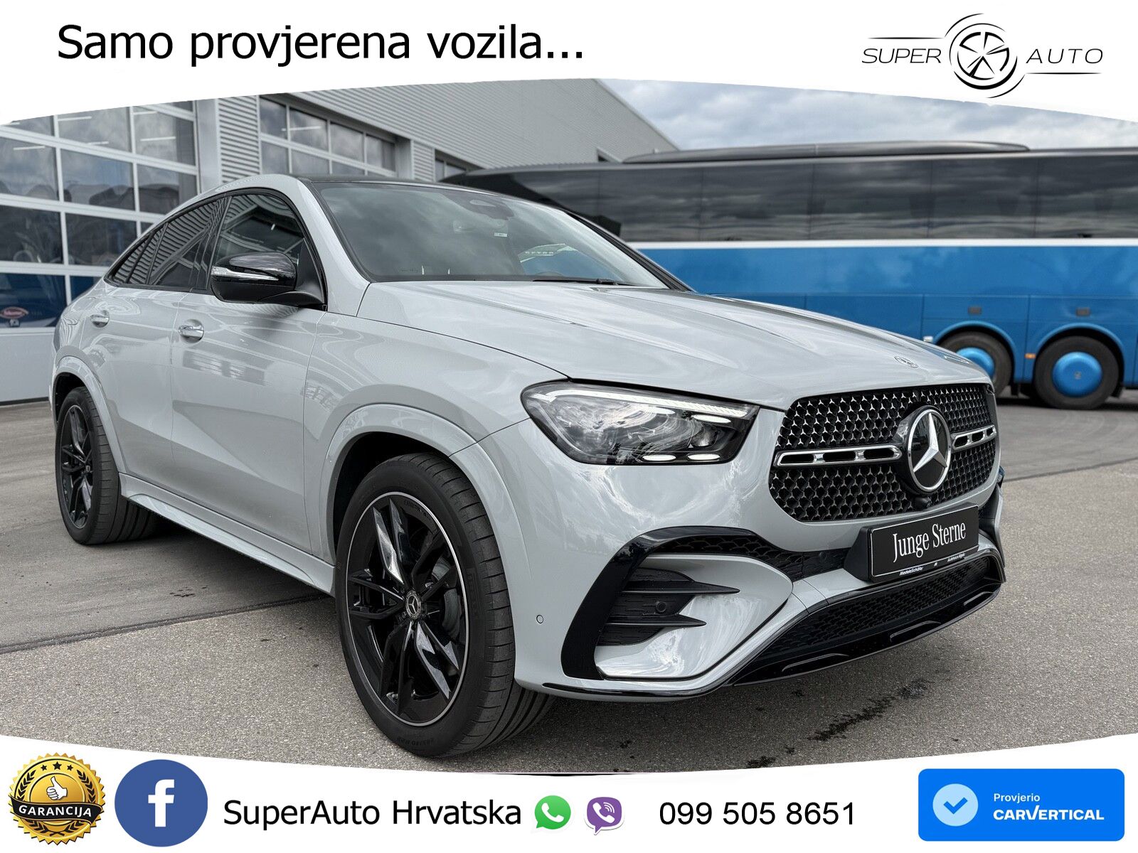 Mercedes GLE 450d (367 KS) EQ Boost 4MATIC 9G-TRONIC AMG ZRAČNI+ACC+GR SJED+KAM+PANO