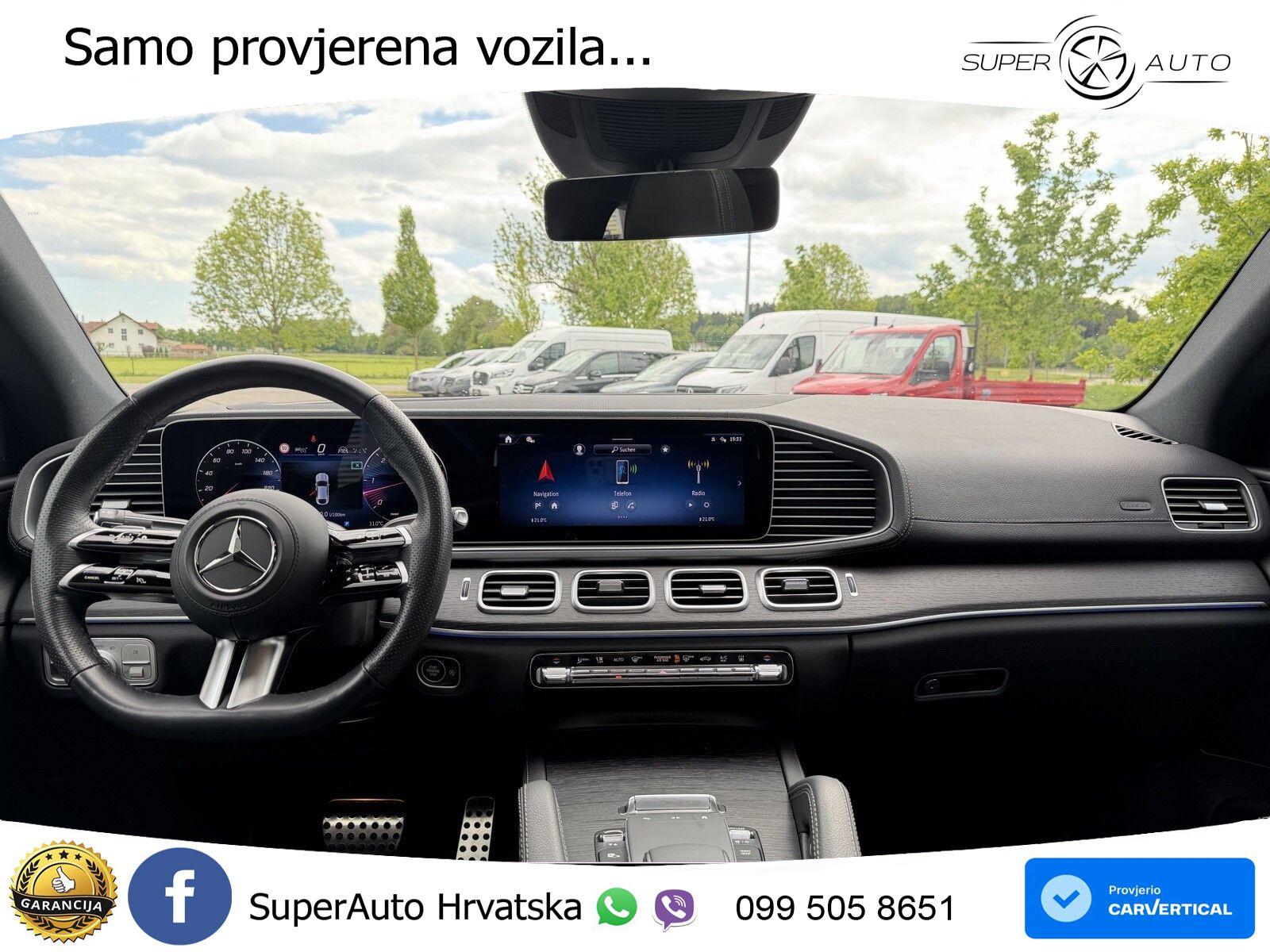 Mercedes GLE 450d (367 KS) EQ Boost 4MATIC 9G-TRONIC AMG ZRAČNI+ACC+GR SJED+KAM+PANO