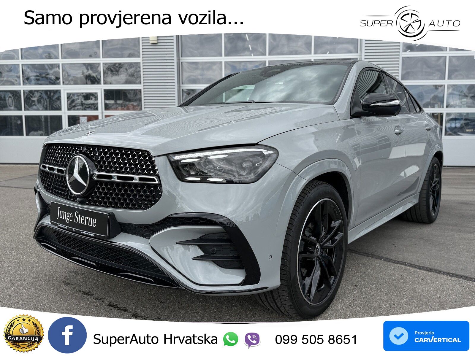 Mercedes GLE 450d (367 KS) EQ Boost 4MATIC 9G-TRONIC AMG ZRAČNI+ACC+GR SJED+KAM+PANO
