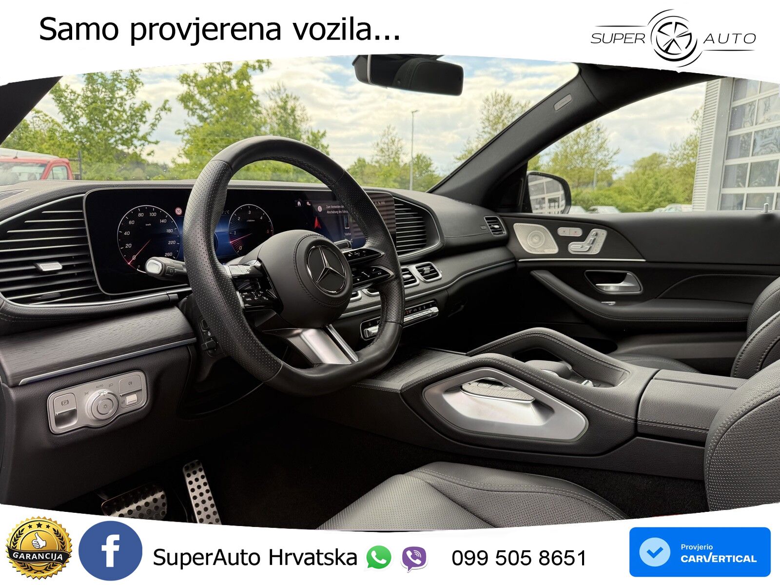 Mercedes GLE 450d (367 KS) EQ Boost 4MATIC 9G-TRONIC AMG ZRAČNI+ACC+GR SJED+KAM+PANO