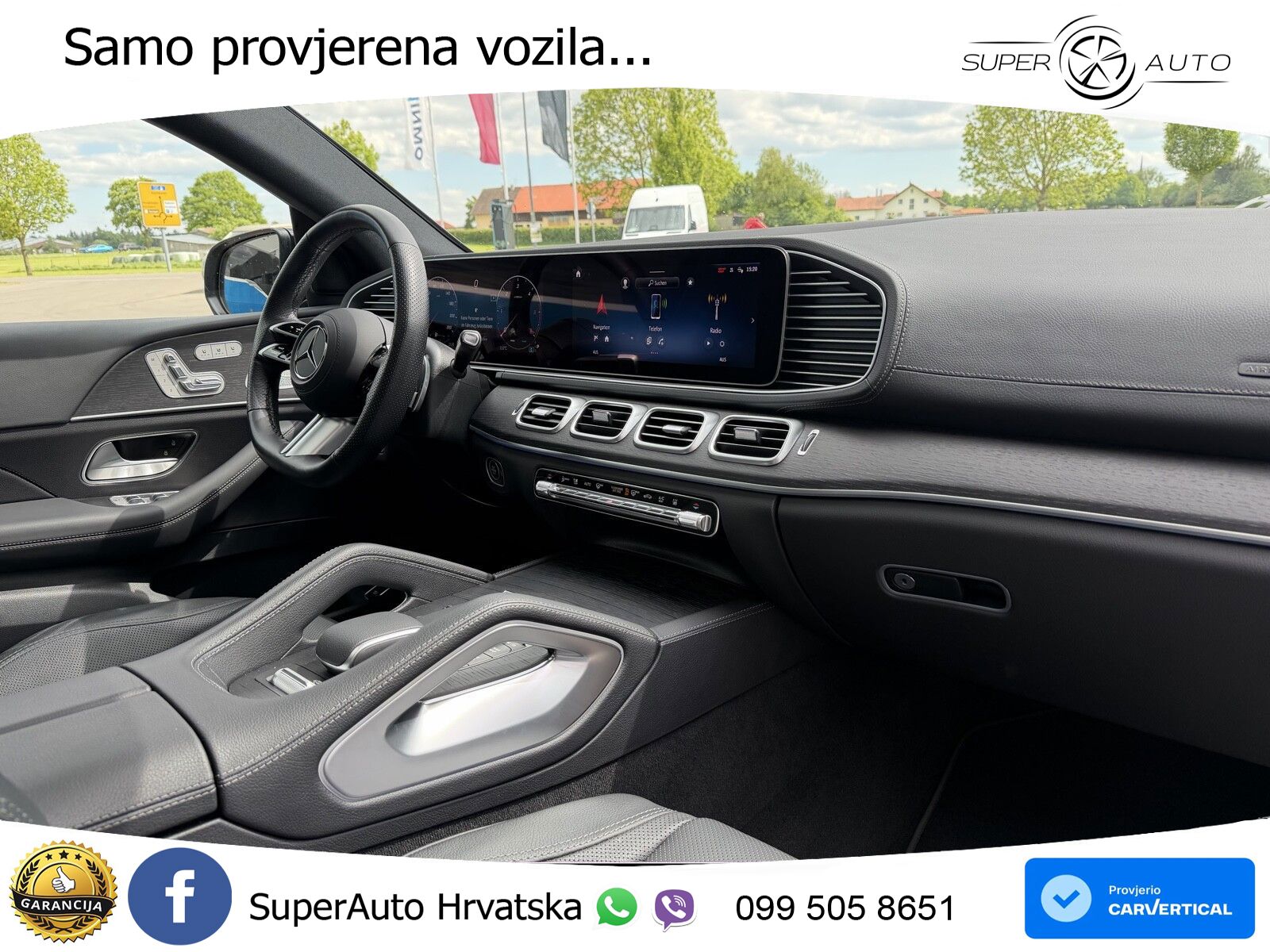 Mercedes GLE 450d (367 KS) EQ Boost 4MATIC 9G-TRONIC AMG ZRAČNI+ACC+GR SJED+KAM+PANO