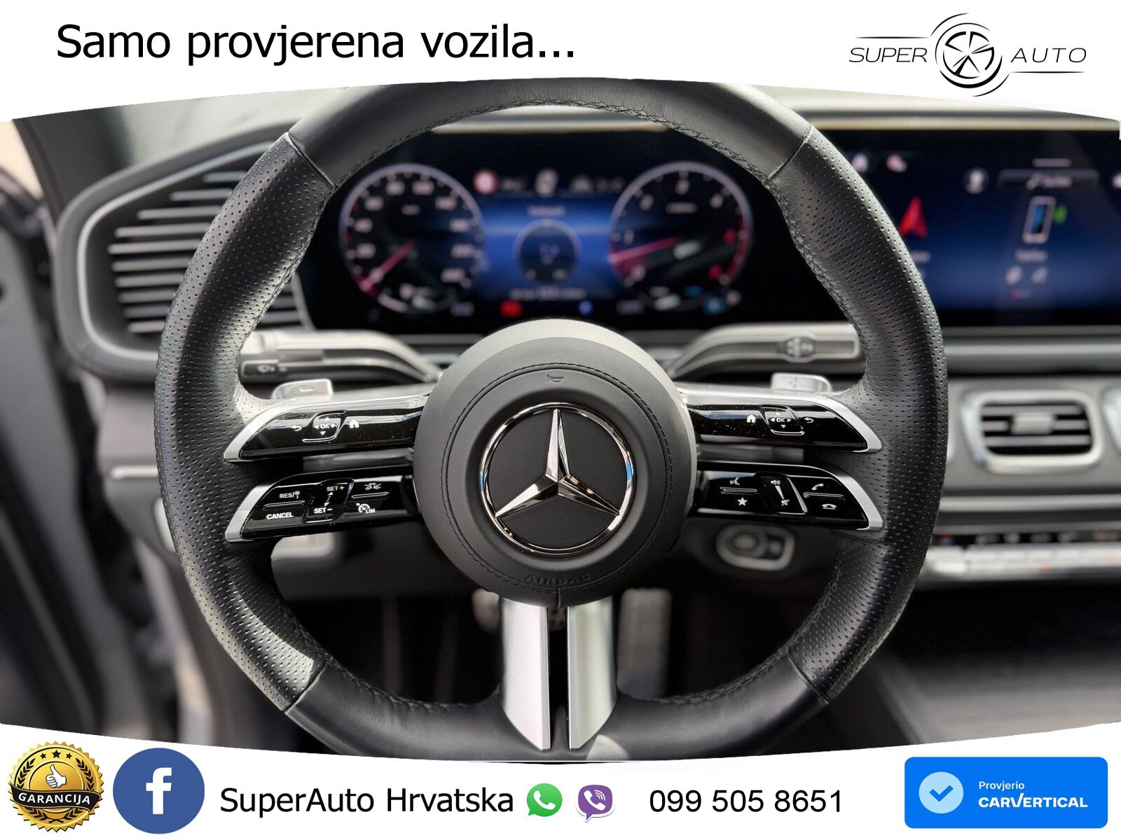 Mercedes GLE 450d (367 KS) EQ Boost 4MATIC 9G-TRONIC AMG ZRAČNI+ACC+GR SJED+KAM+PANO