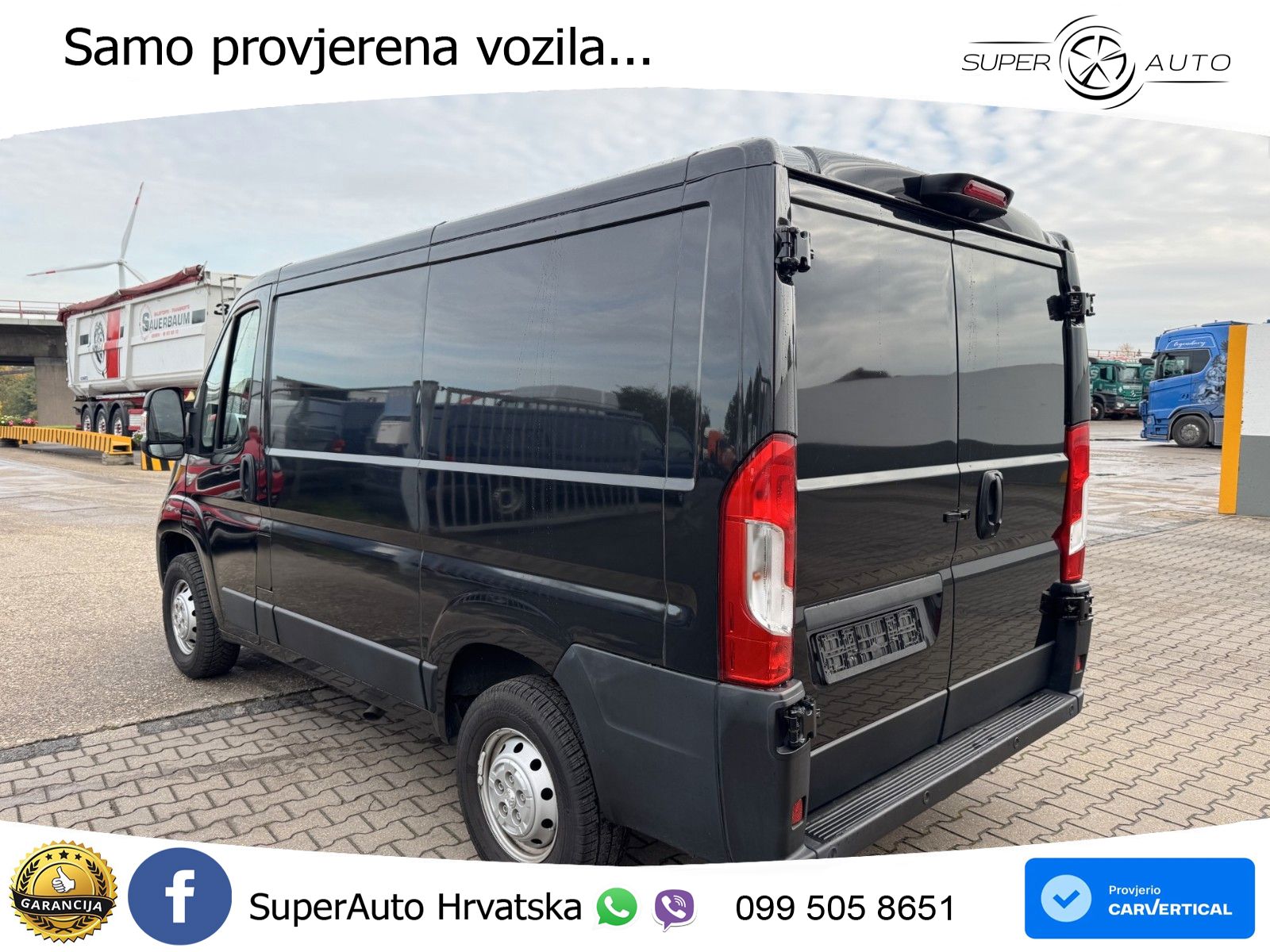 Peugeot Boxer L1 H1 - 3-Sitze/ 1-Hand/Navi/klima/ Euro6 120 KS