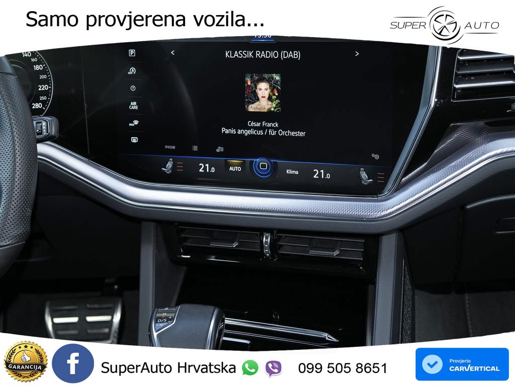 Volkswagen Touareg 3.0 V6 TDI (286 KS) 4MOTION Tiptronic R-Line ZRAČNI+ACC+GR SJED+KAM