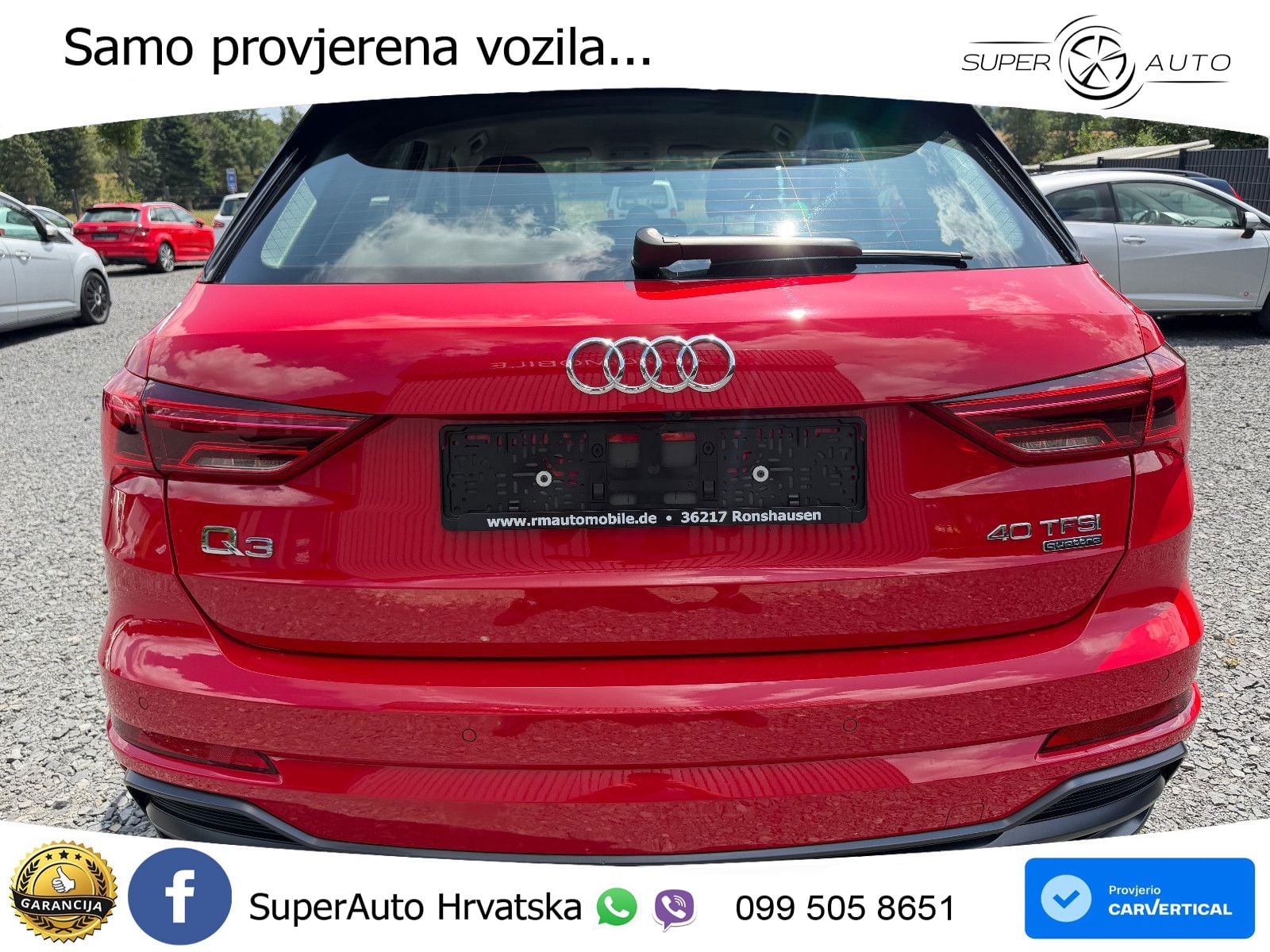 Audi Q3 40 TFSI (190 KS) quattro S tronic S line LED+GR SJED+ACC