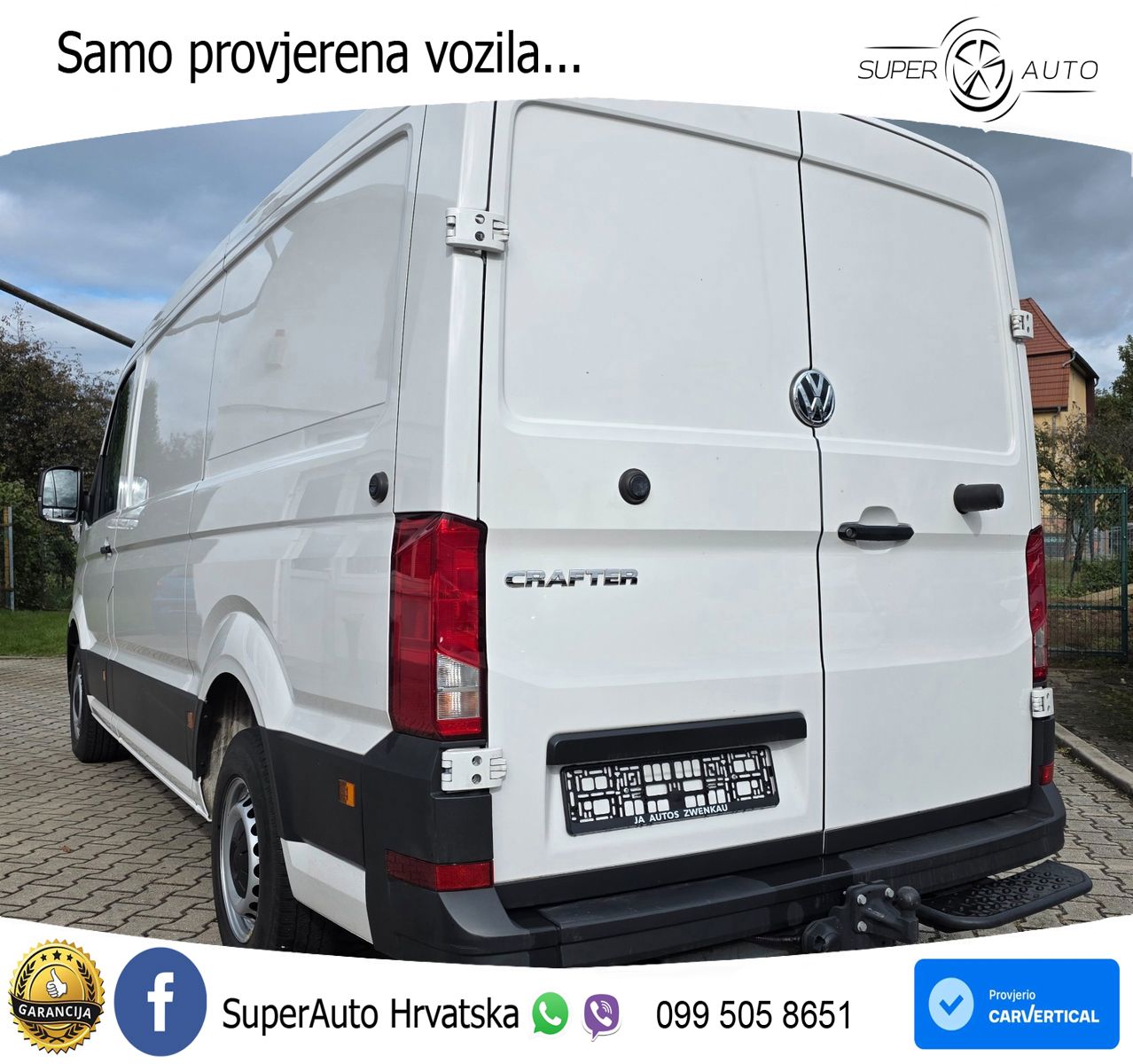 Volkswagen Crafter Kasten 35 L2FWD,2.0TDI,Ahk,Klima 140 KS
