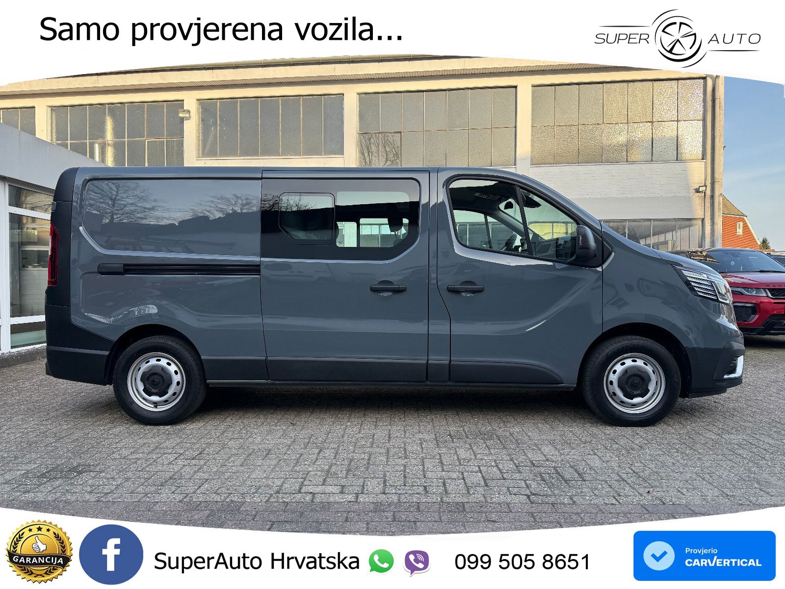 Renault Trafic 2.0 dCi L2H1 DoKa 2,8t+5 Si+Navi+LED+AHK 131 KS