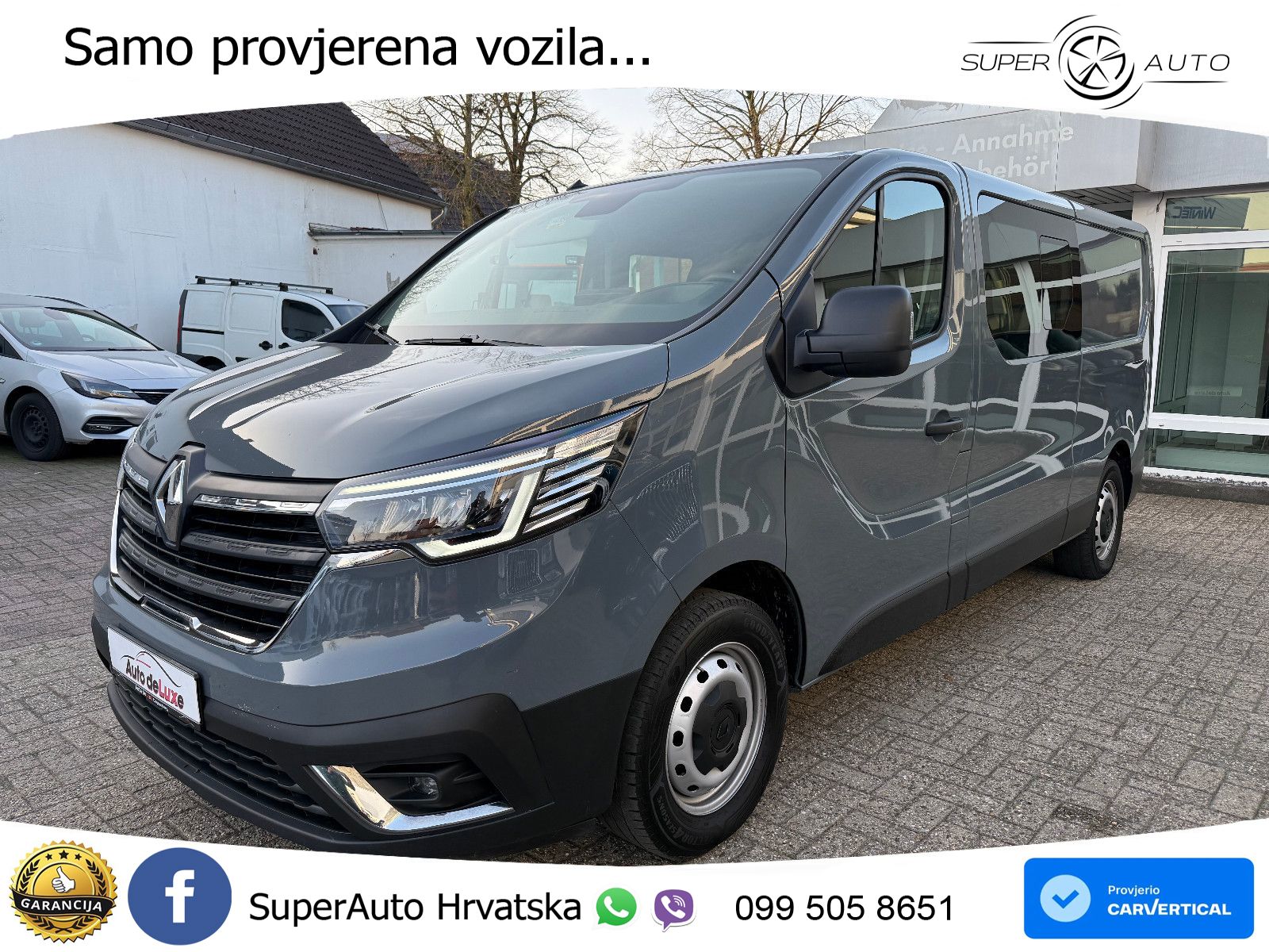 Renault Trafic 2.0 dCi L2H1 DoKa 2,8t+5 Si+Navi+LED+AHK 131 KS