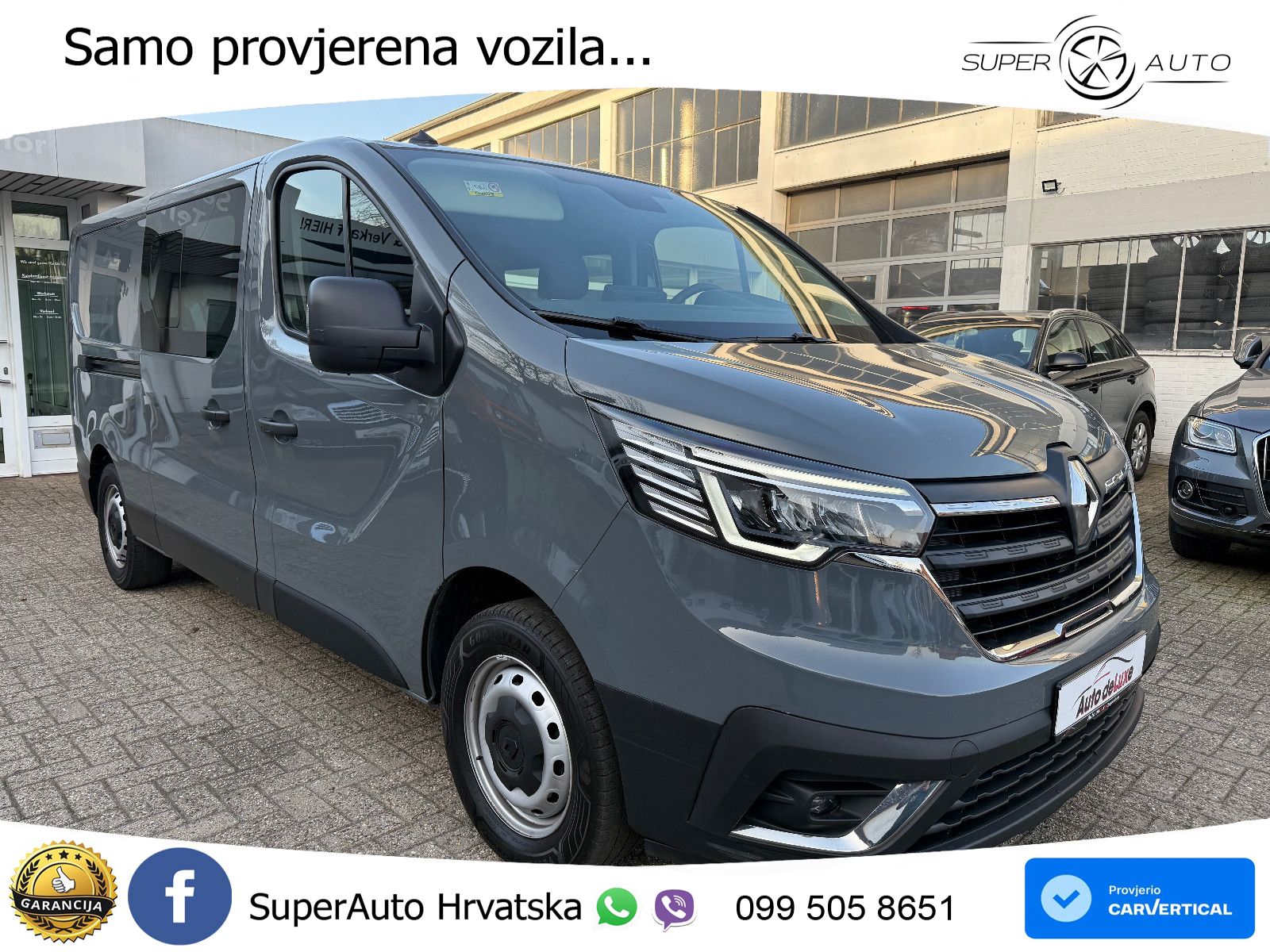 Renault Trafic 2.0 dCi L2H1 DoKa 2,8t+5 Si+Navi+LED+AHK 131 KS