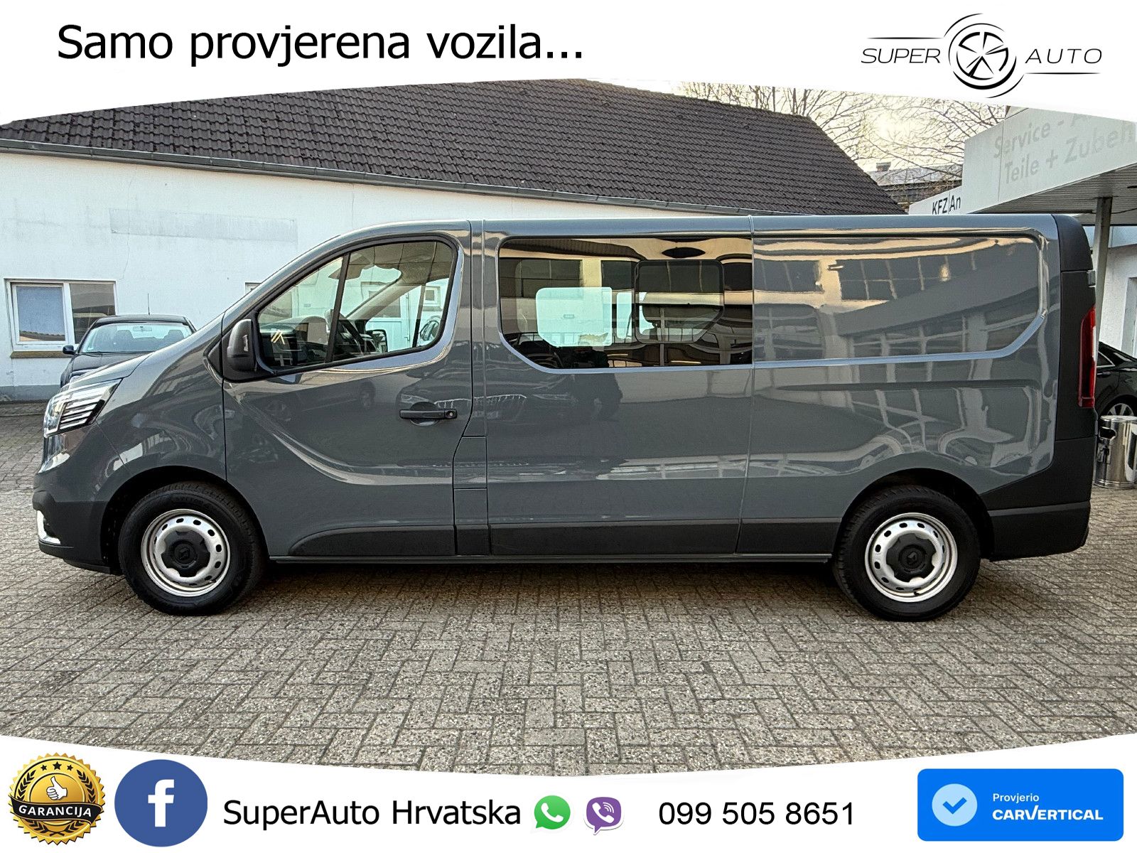 Renault Trafic 2.0 dCi L2H1 DoKa 2,8t+5 Si+Navi+LED+AHK 131 KS